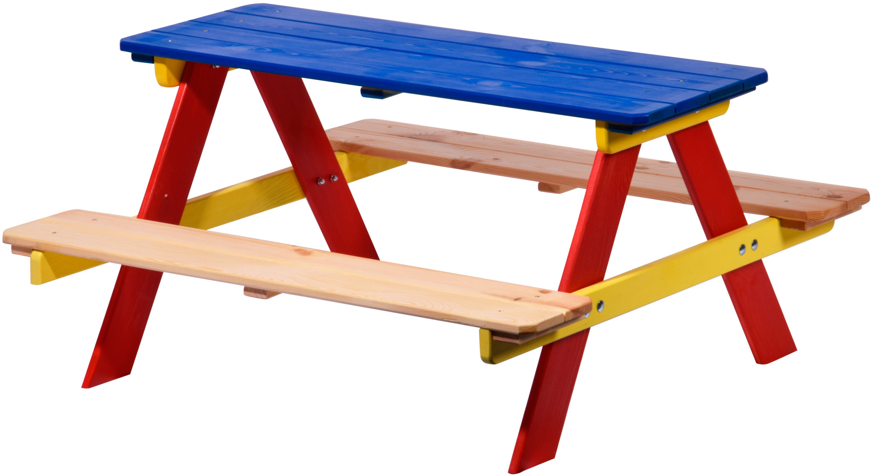 dobar Sitzbank f&uuml;r Kinder mit Tisch, mehrfarbig - Bild 1