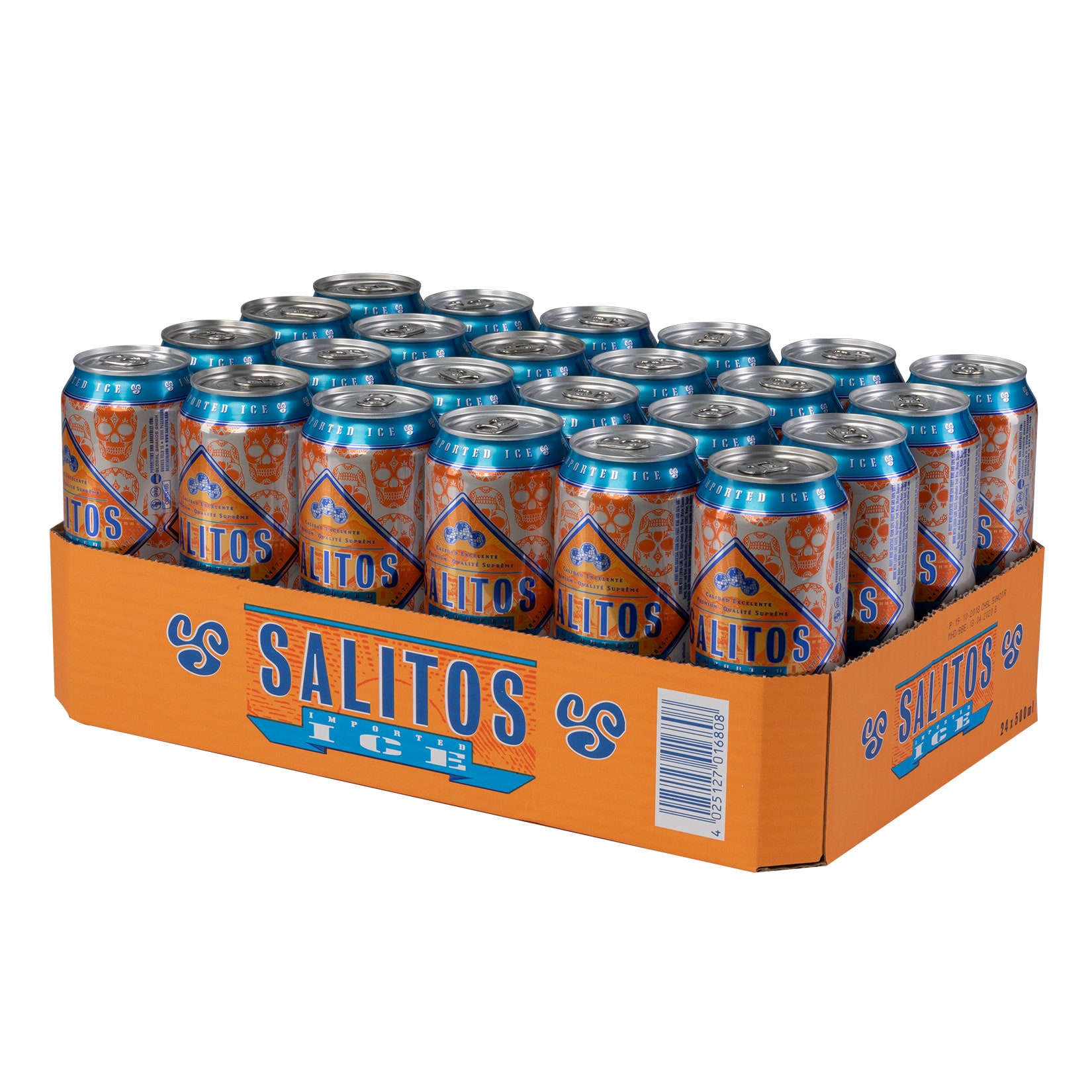 Salitos Imported Ice 5,2 % vol 0,5 Liter Dose, 24er Pack - Bild 1