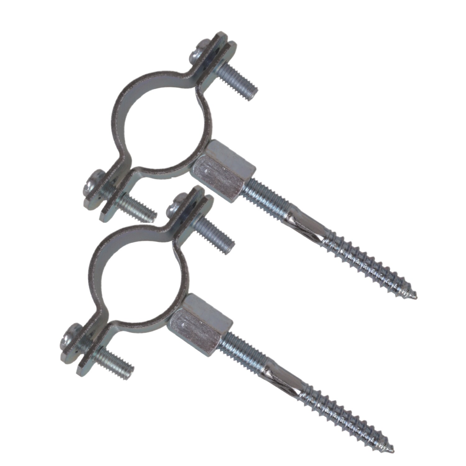 KIRCHHOFF Rohrschelle 2er Set 20 - 26 mm, mit Stockschraube M8 x 80 mm f&uuml;r HDPE Bew&auml;sserungssystem, Gartenbew&auml;sserung - Bild 1