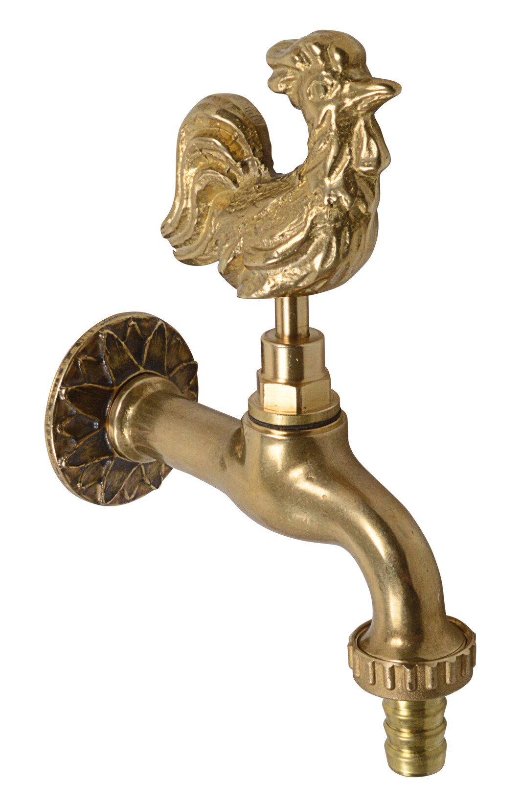 KIRCHHOFF Wasserhahn Garten Gockel, Außenwasserhahn mit Schlauchverbinder 1/2″, Wasserhahn aussen mit Schlauchverschraubung | 04007111618472