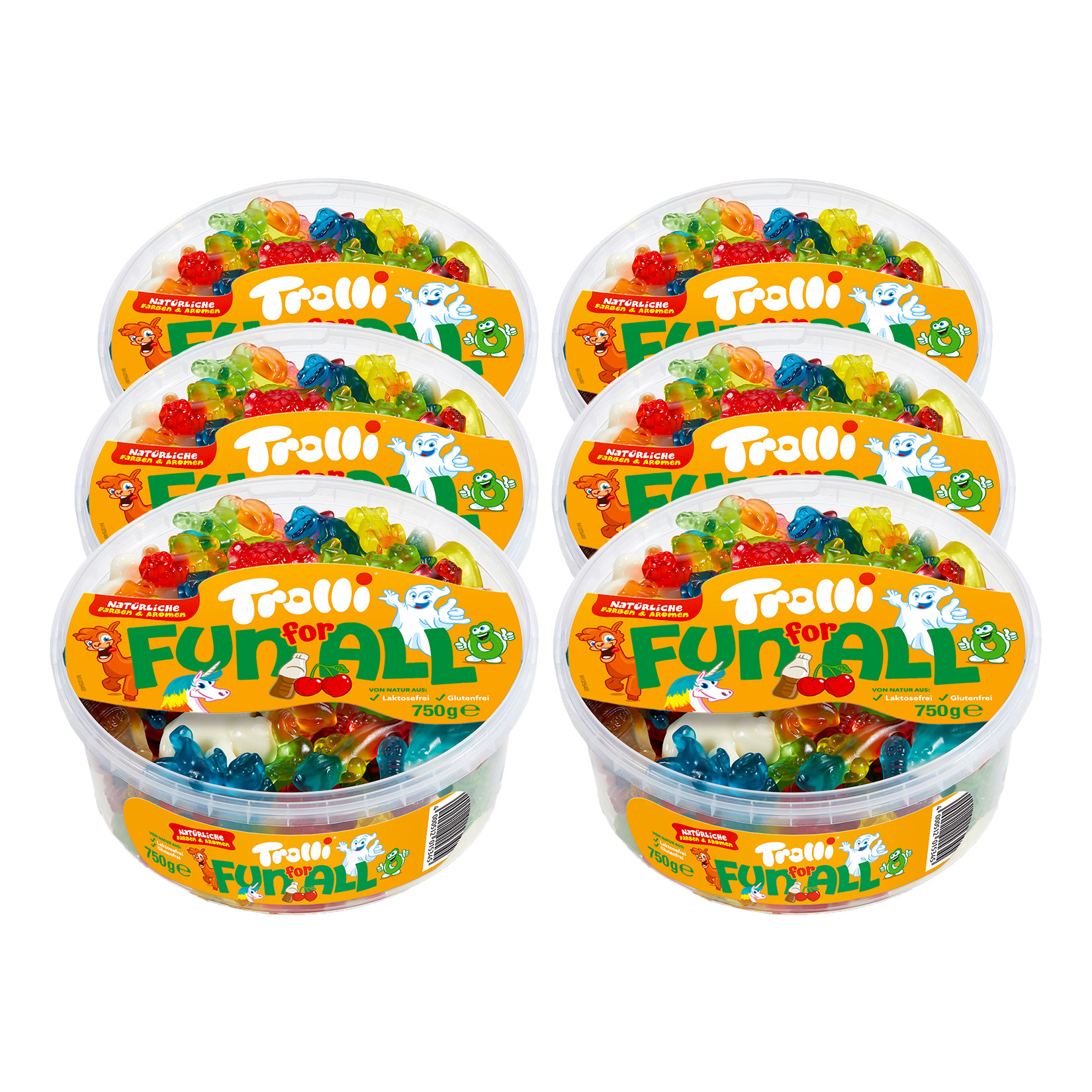 Trolli Fun for All 750 g, 6er Pack - Bild 1