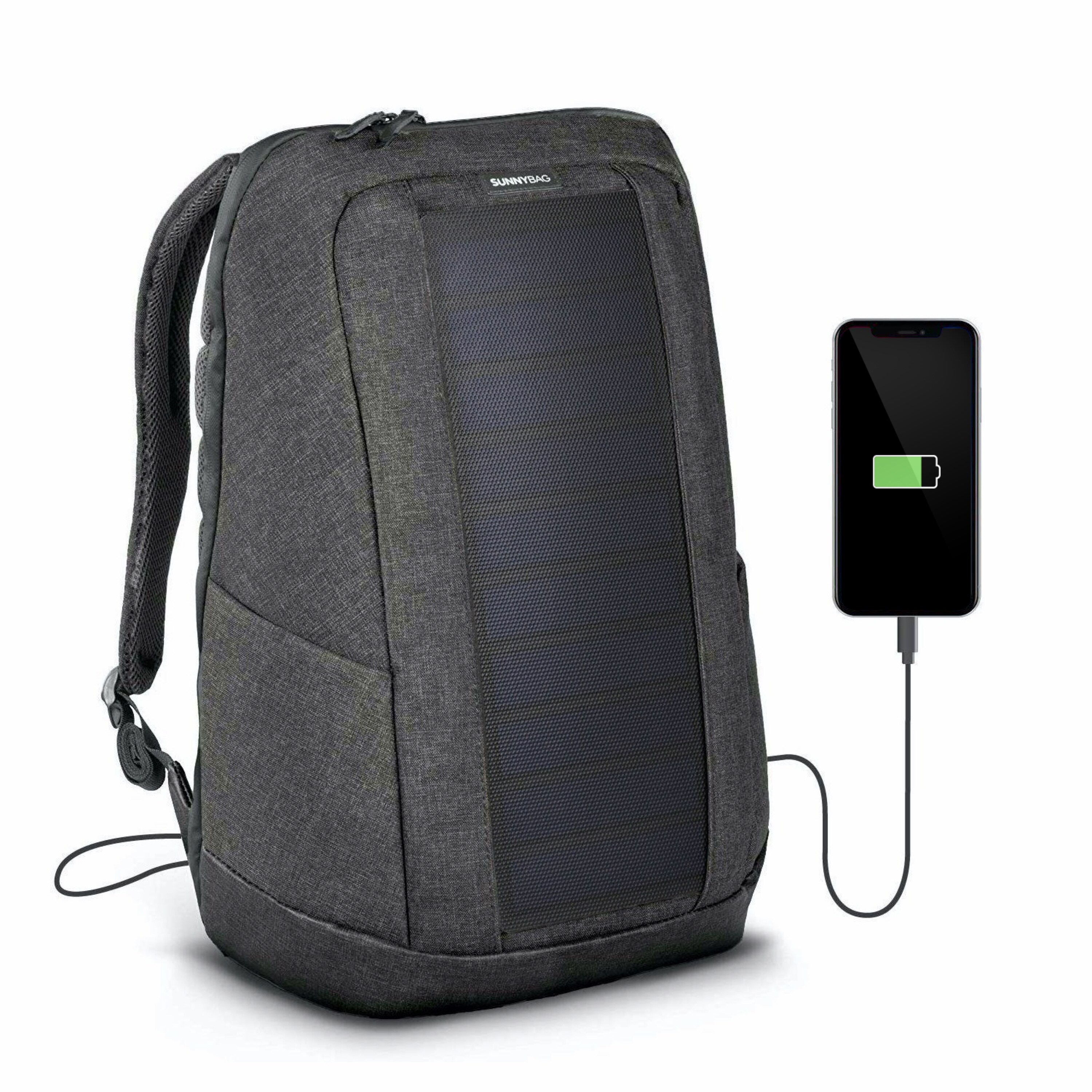 Sunnybag ICONIC Solar Backpack 7 Watt, graphite - Bild 1
