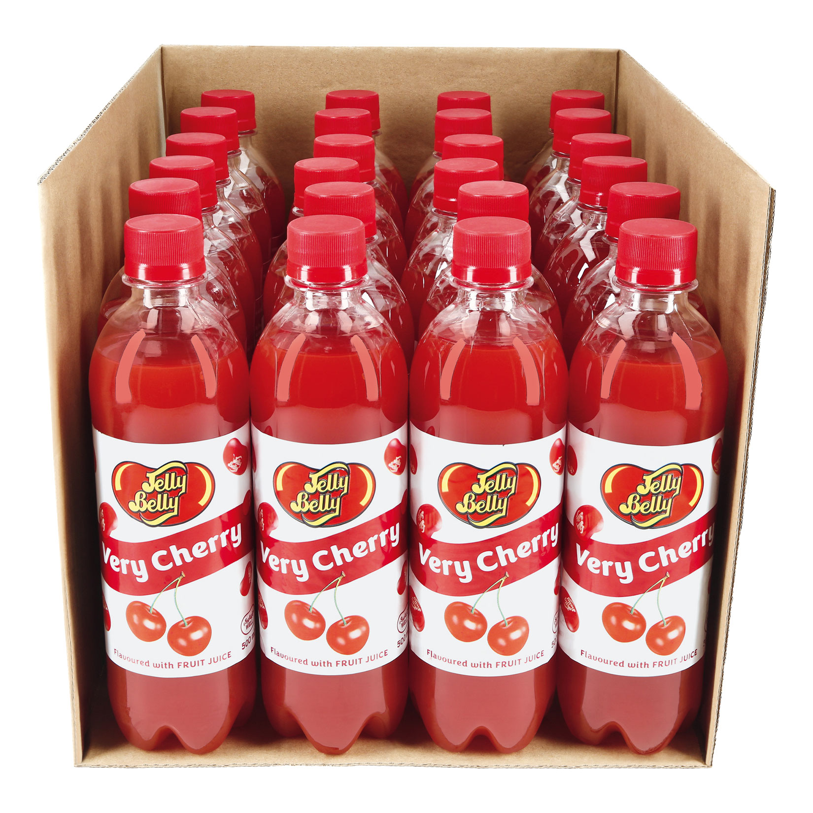 Jelly Belly Very Cherry Drink 0,5 Liter, 24er Pack - Bild 1