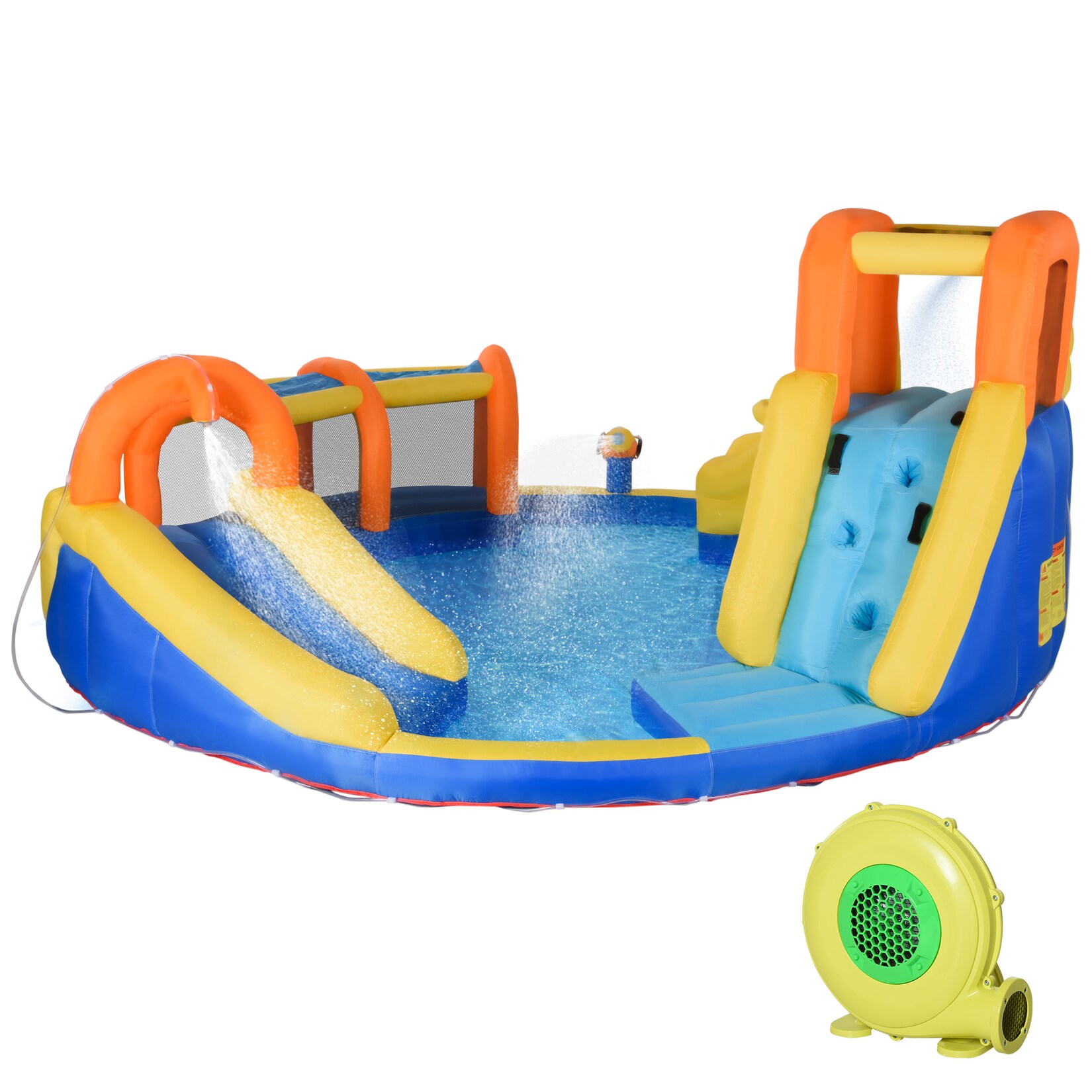 Outsunny Hüpfburg Oxfordstoff, Polyester | 04251774959834