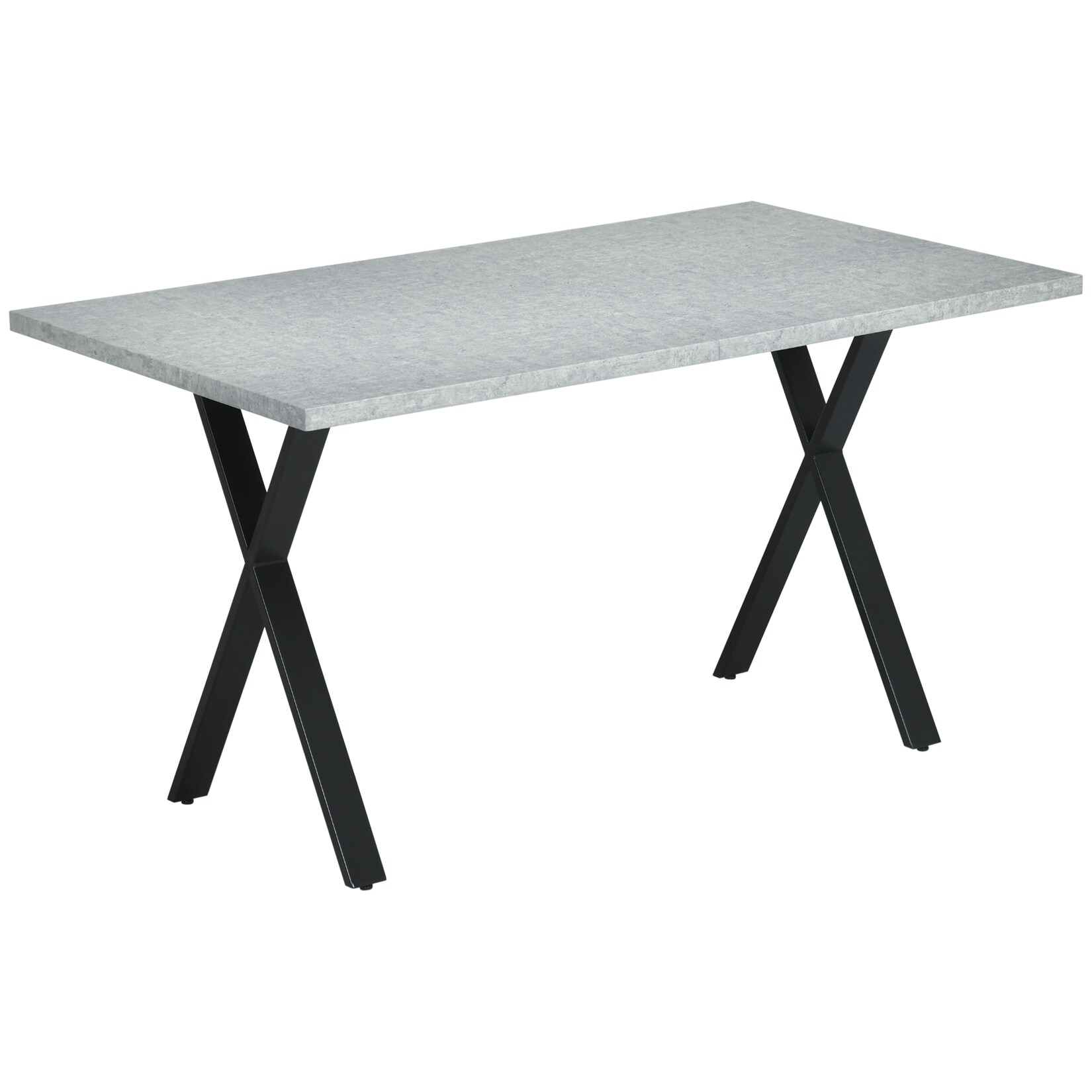 HOMCOM Esstisch MDF, Stahl | 04255633525796