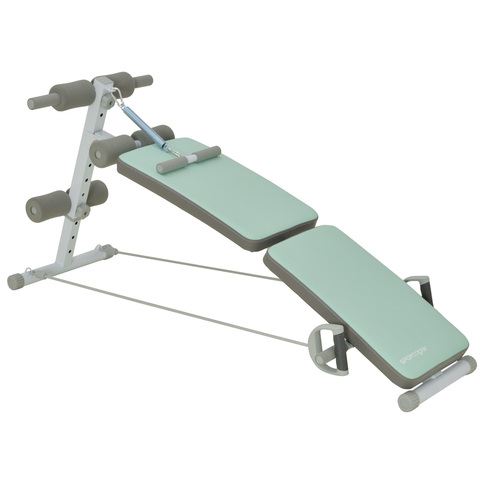 SPORTNOW Sit-up-Bank Stahl, PVC, EVA | 04255633526953