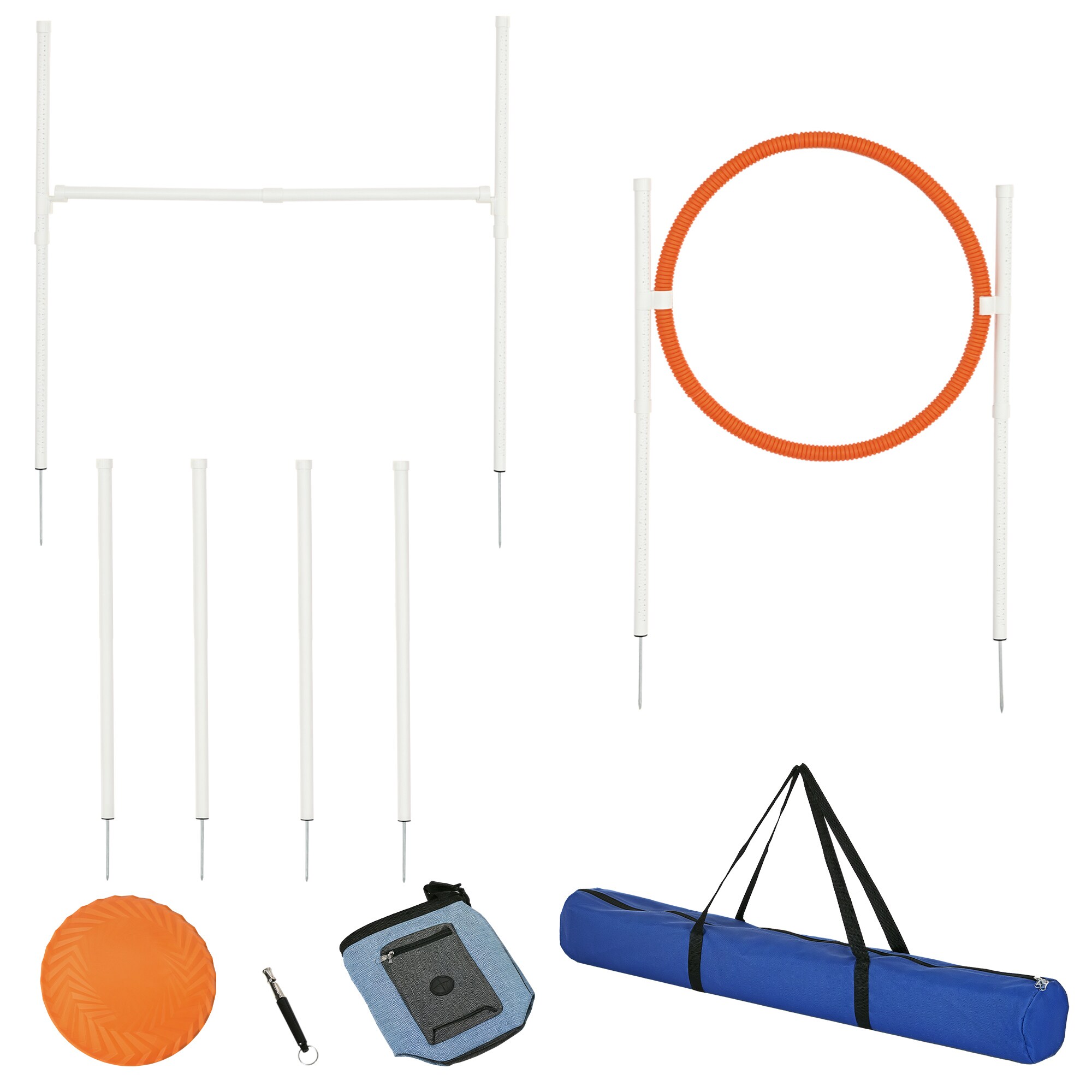 PawHut Agiliy-set f&uuml;r Haustiere PVC - Bild 1