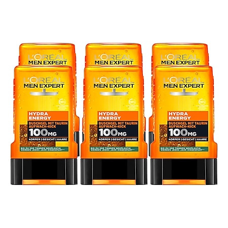 L'Oréal Men Expert  Duschgel Hydra Energy 250 ml, 6er Pack - Bild 1
