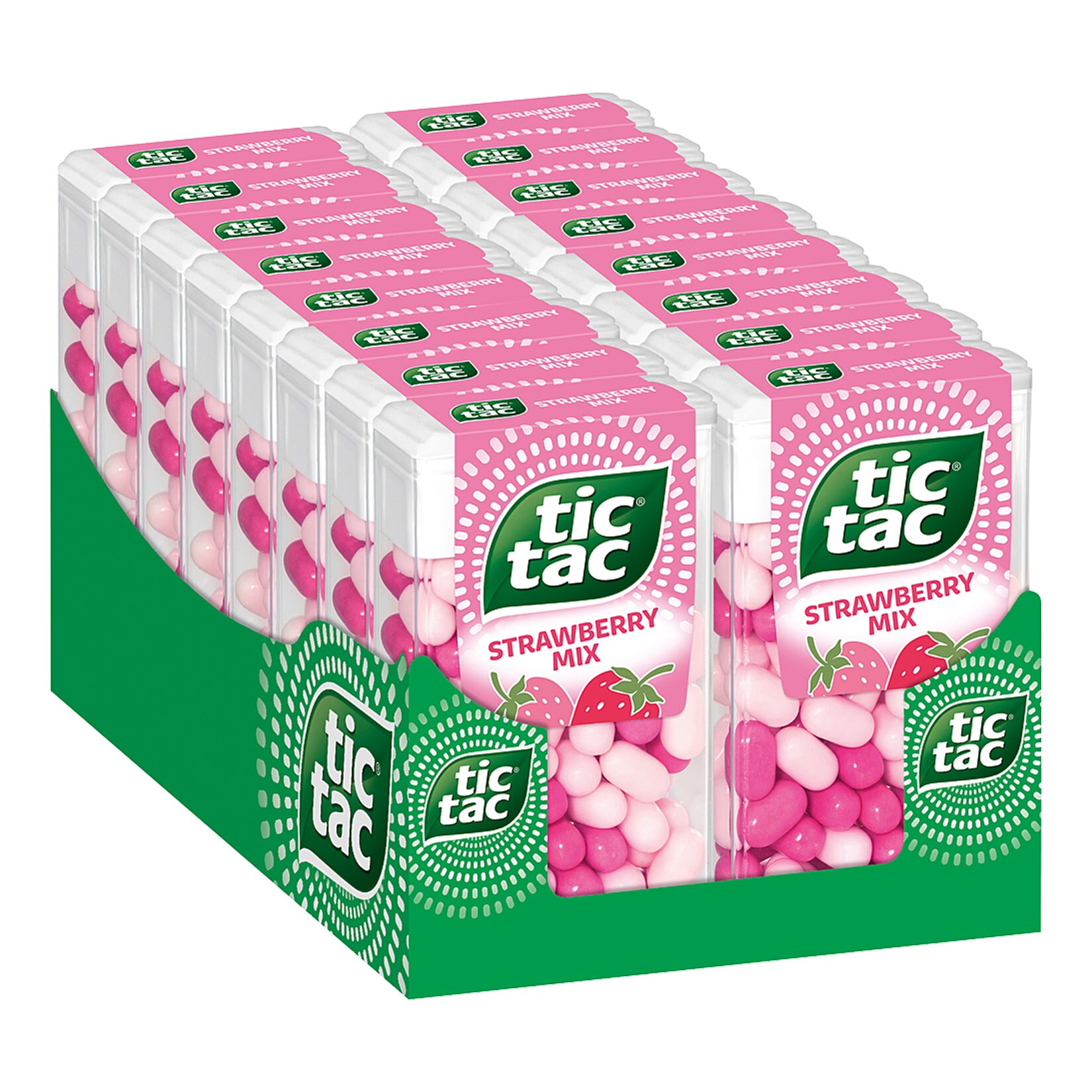 Ferrero Tic Tac Strawberry 49 g, 16er Pack - Bild 1