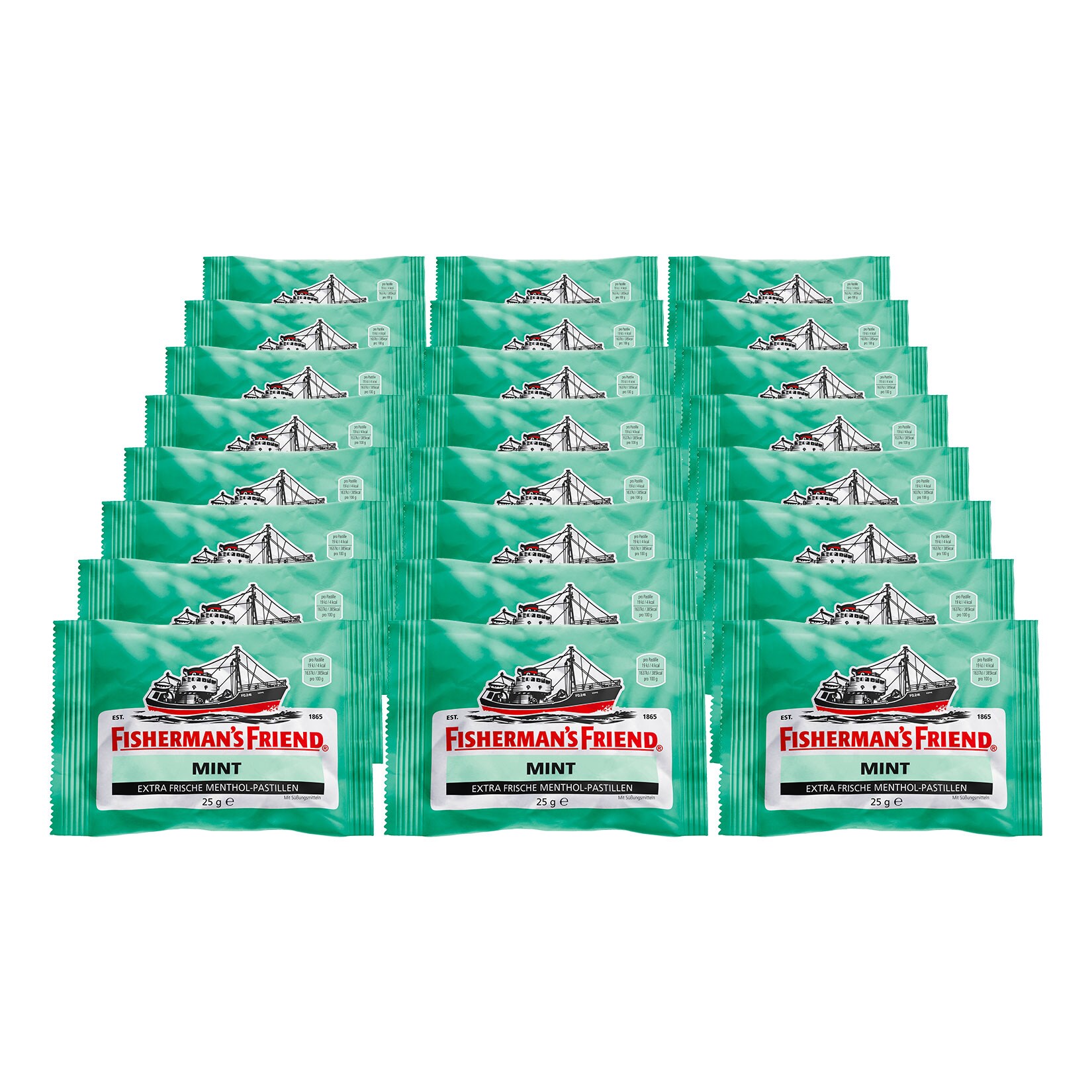 Fishermans Friend Mint mit Zucker 25 g, 24er Pack - Bild 1