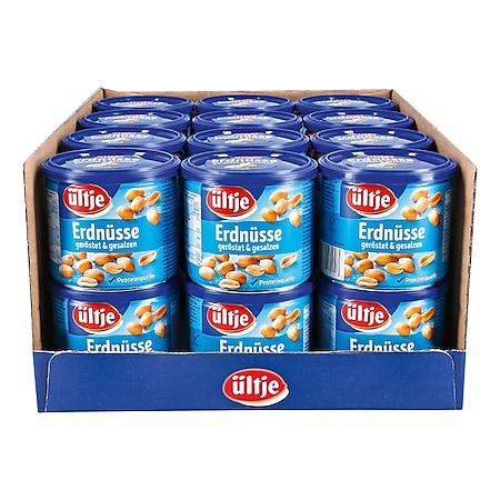 ültje Erdnüsse geröstet und gesalzen 180 g, 24er Pack - Bild 1