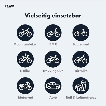 Fahrradpumpe, Standluftpumpe, Ballpumpe, Bike Standpumpe
