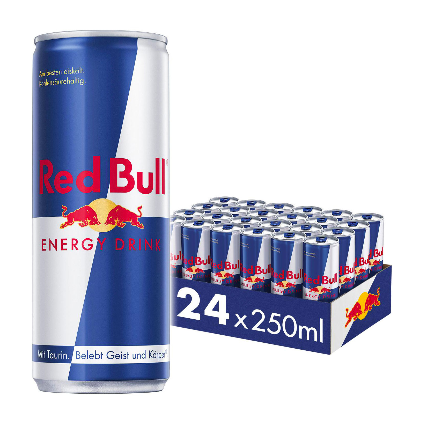 Red Bull Energy Drink 0,25 Liter Dose, 24er Pack - Bild 1