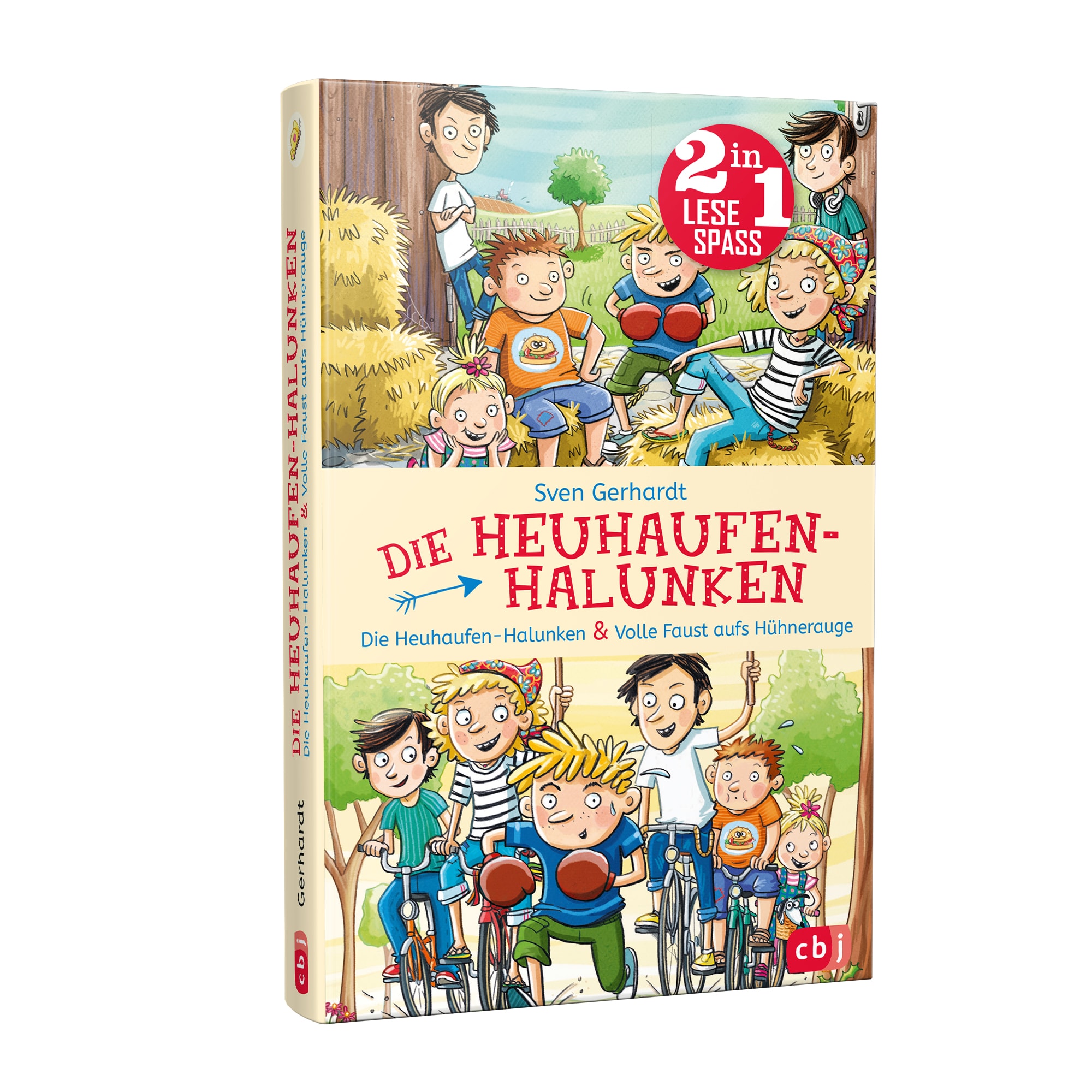 Kinderleseb&uuml;cher 2in1 (Sven Gerhardt: Die Heuhaufen-Halunken & Die Heuhaufen-Halunken - Volle Faust aufs H&uuml;hnerauge)  versch. Ausf&uuml;hrungen - Bild 1