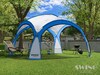 Swing&Harmonie LED Event Pavillon 3,6 x 3,6m DomeShelter Garten Pavillion inkl. Solarmodul Pavilion Designer Gartenzelt Camping Pavilon Partyzelt mit Beleuchtung - versch. Ausführungen - Bild 2