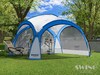 Swing&Harmonie LED Event Pavillon 3,6 x 3,6m DomeShelter Garten Pavillion inkl. Solarmodul Pavilion Designer Gartenzelt Camping Pavilon Partyzelt mit Beleuchtung - versch. Ausführungen - Bild 3