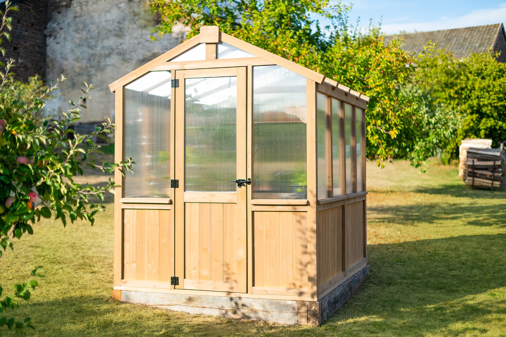 Westmann Holz Gewächshaus Paul