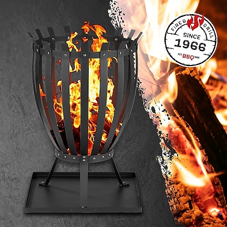 LANDMANN Feuerkorb 44x65cm schwarz online kaufen bei Netto