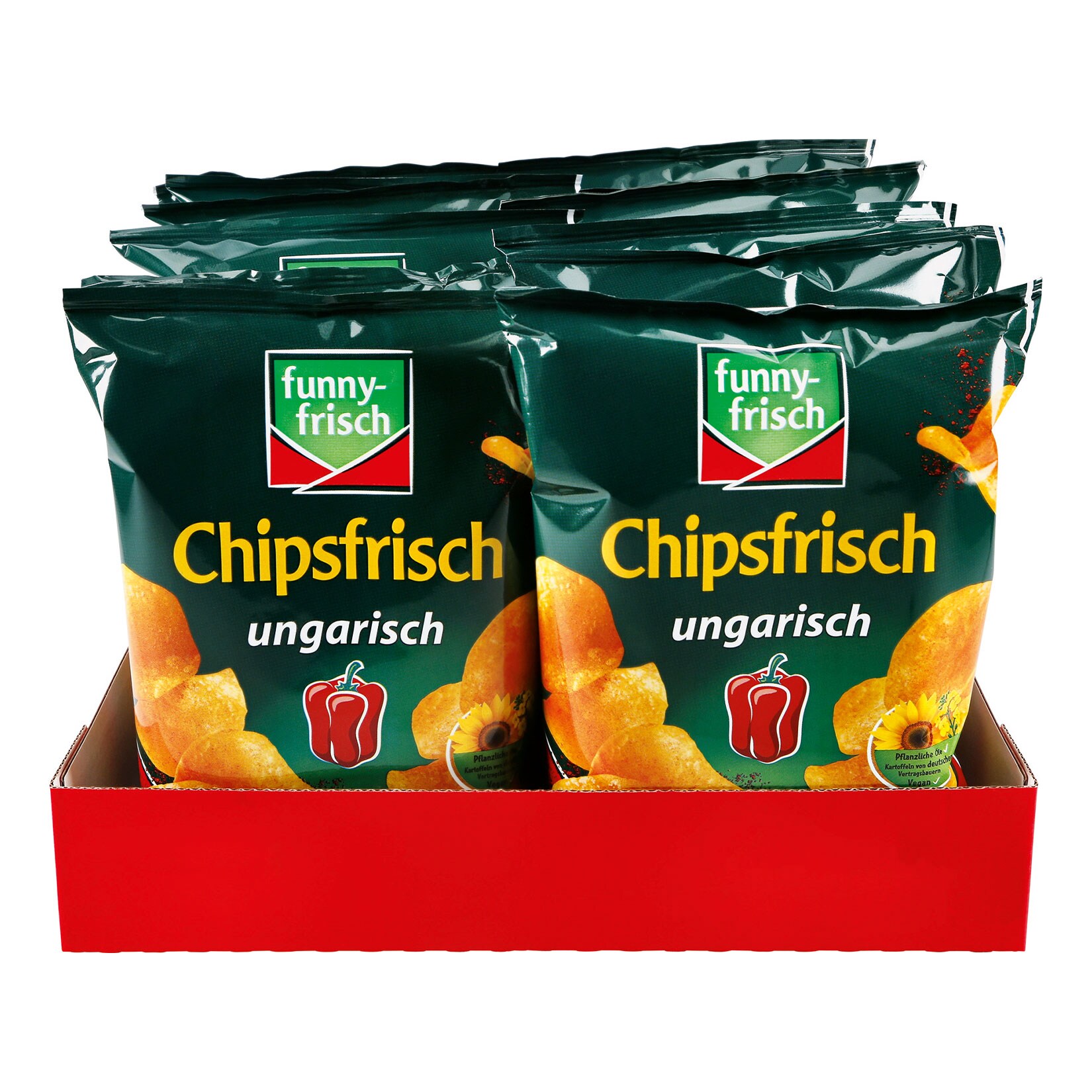 funny-frisch Chipsfrisch Ungarisch 40 g, 12er Pack - Bild 1