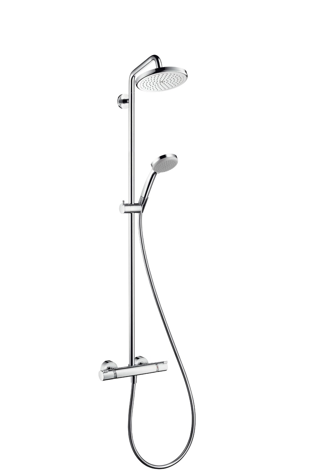 HansGrohe Showerpipe Croma 220 für Dusche chrom mit Thermostat | 04011097689692