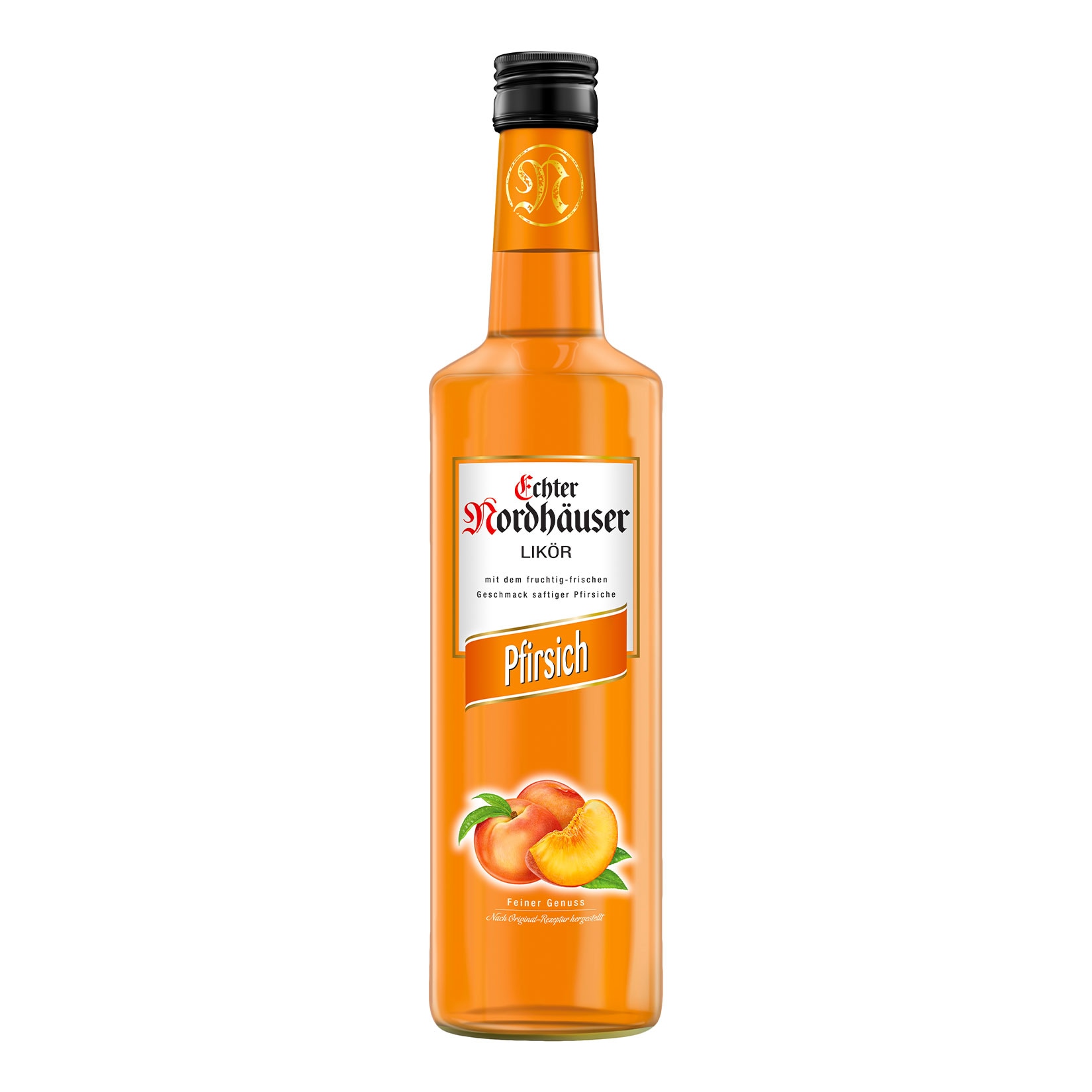 Echter Nordh&auml;user Pfirsich 17,0 % vol 0,7 Liter - Bild 1