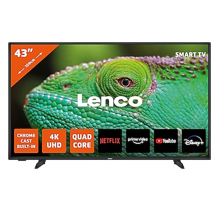 Lenco LED-4353BK - 43-Zoll 4K Android-Smart-TV, schwarz - Bild 1