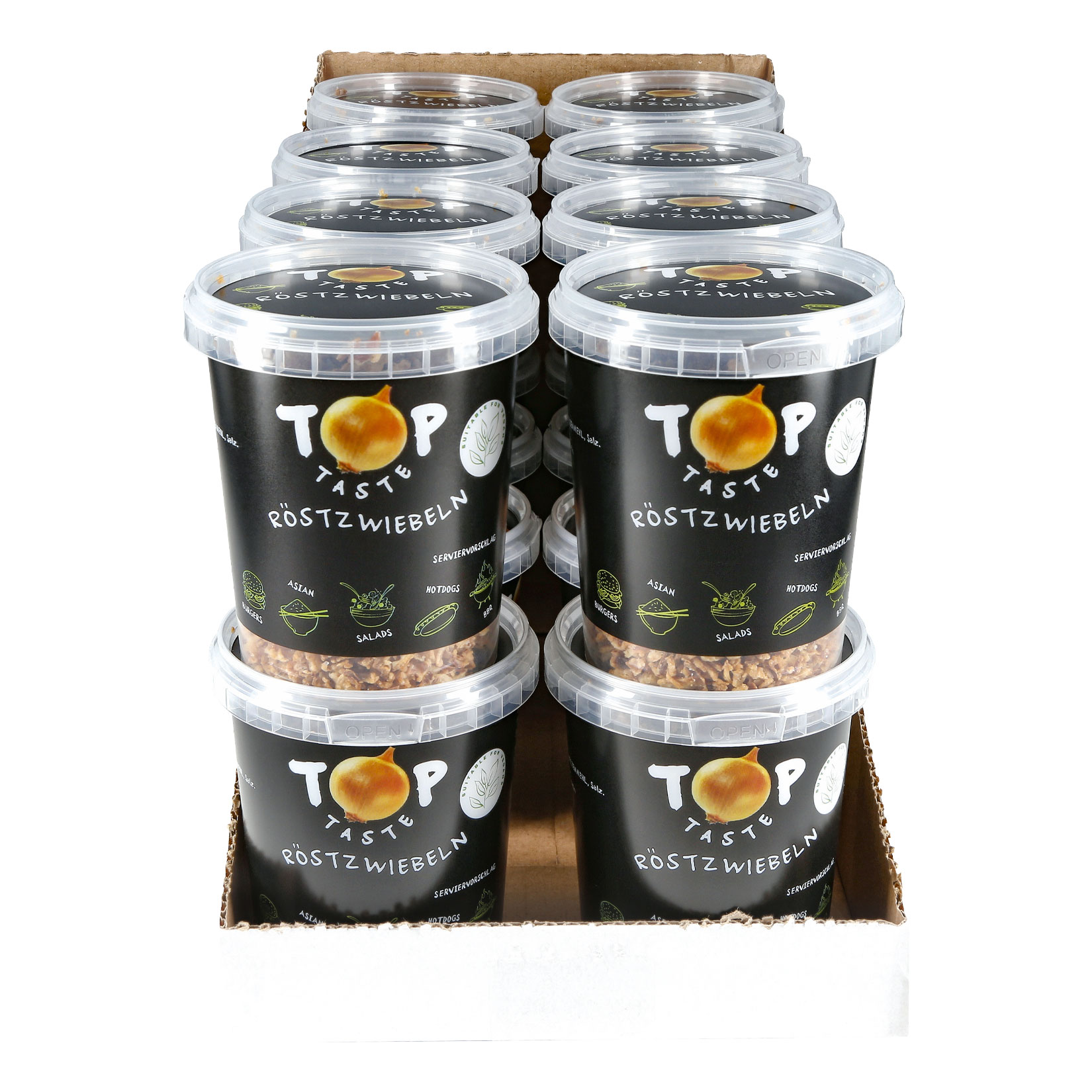 Top Taste R&ouml;stzwiebeln 150g, 16er Pack - Bild 1