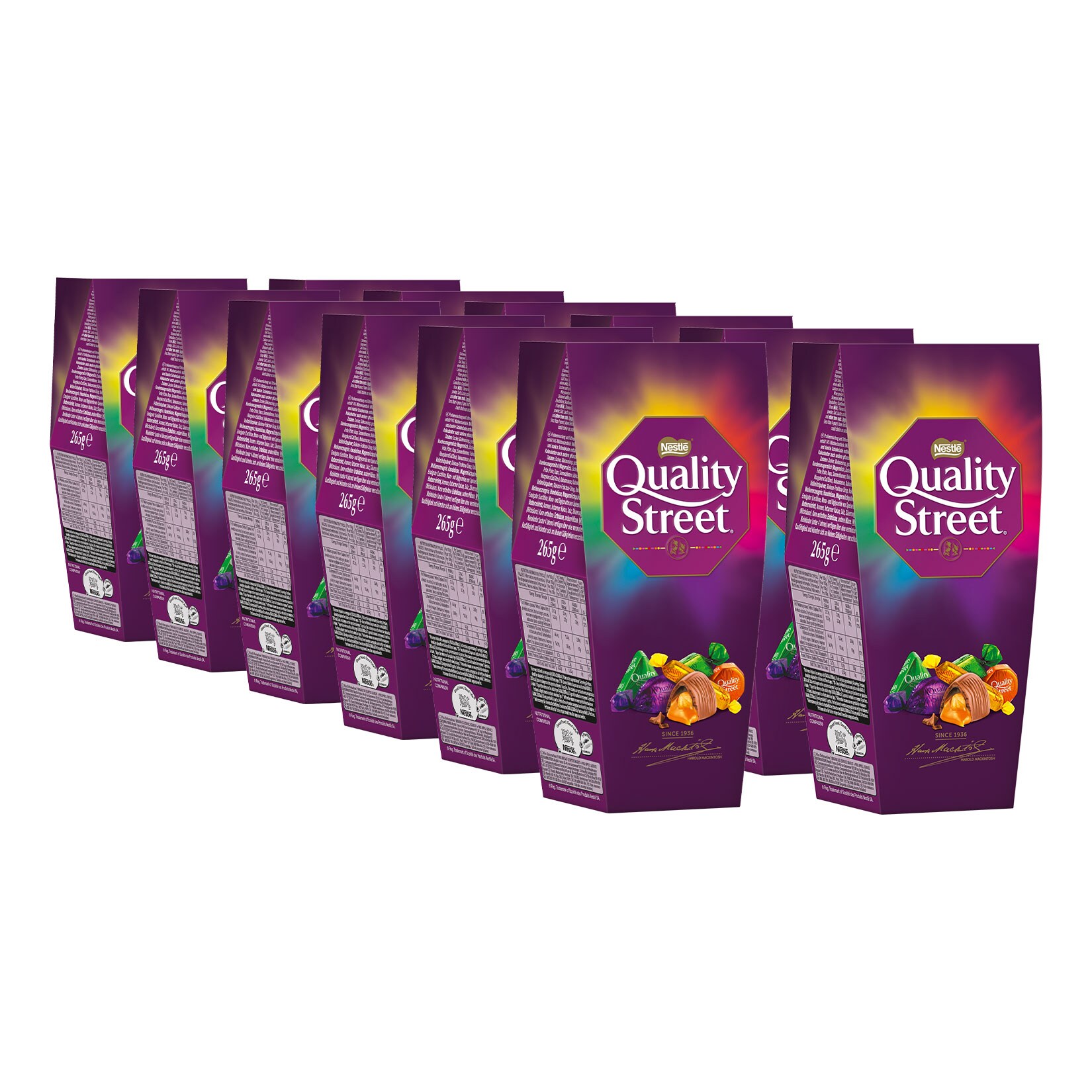 Nestl&eacute; Quality Street Schachtel 265 g, 12er Pack - Bild 1