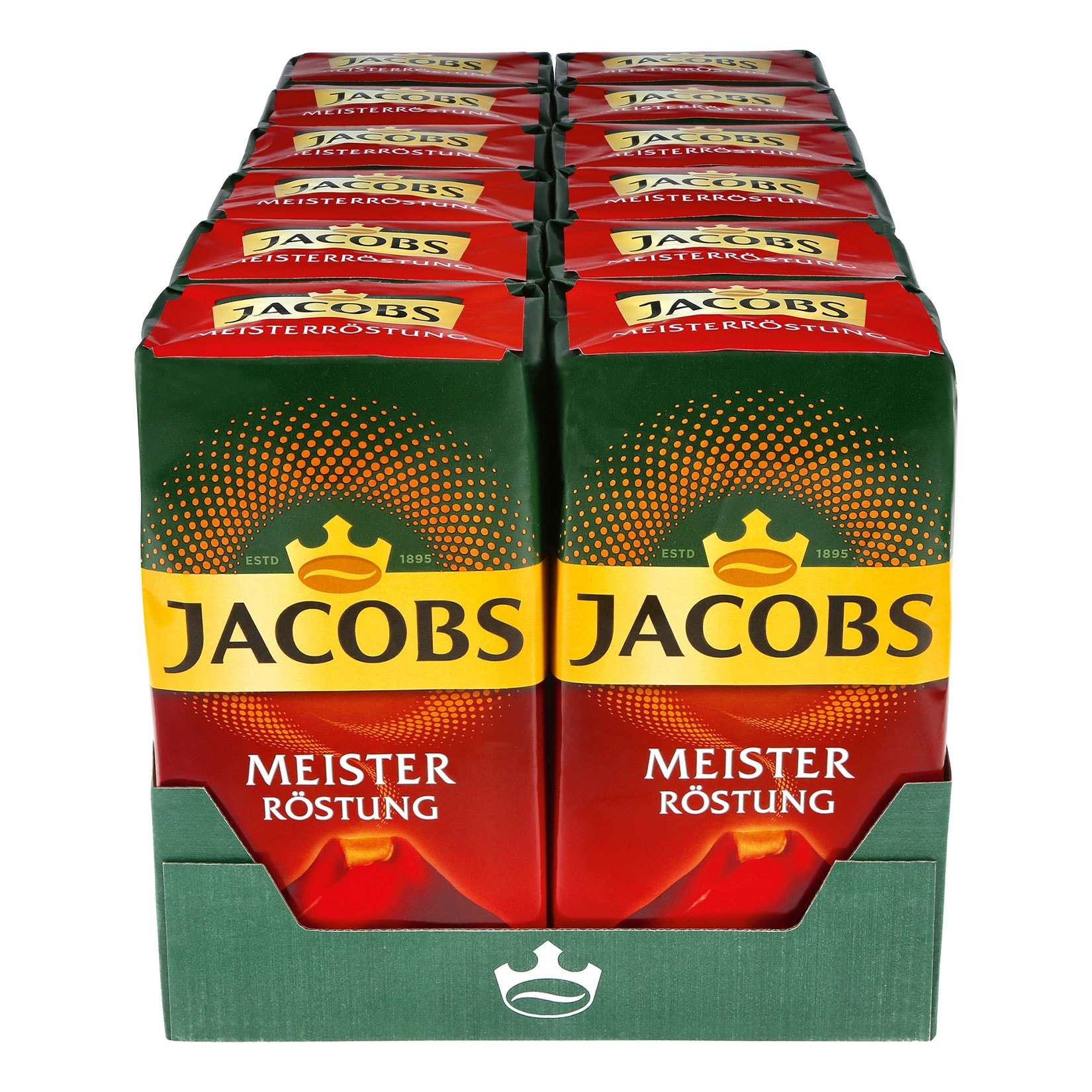 Jacobs Kaffee Meisterr&ouml;stung 500 g, 12er Pack - Bild 1