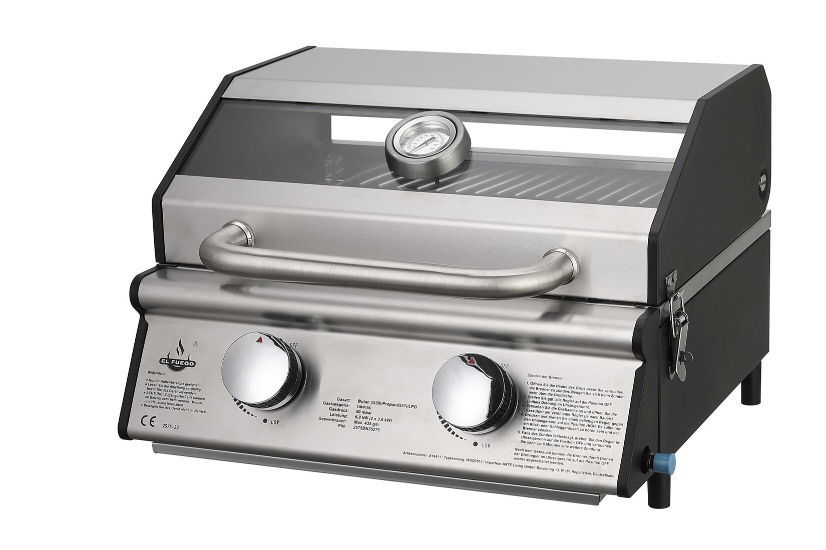 El Fuego® Gasgrill „Jesolo“ | 04250373244112