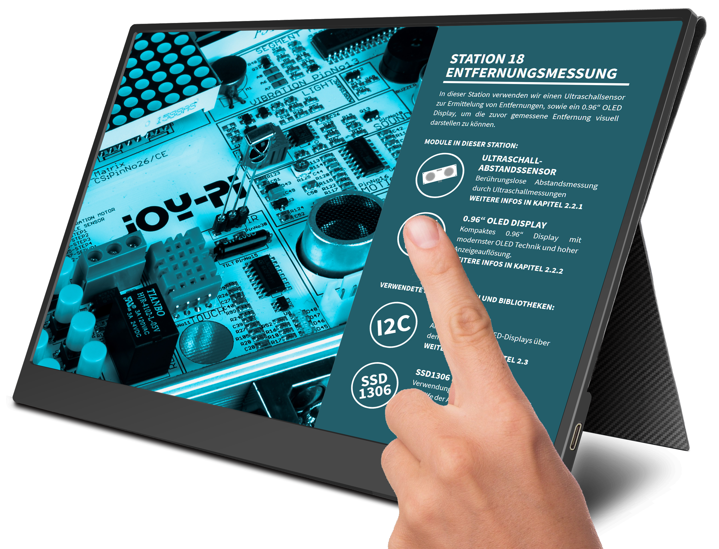 Joy-iT 15,6" Touch-Display mit IPS - Bild 1