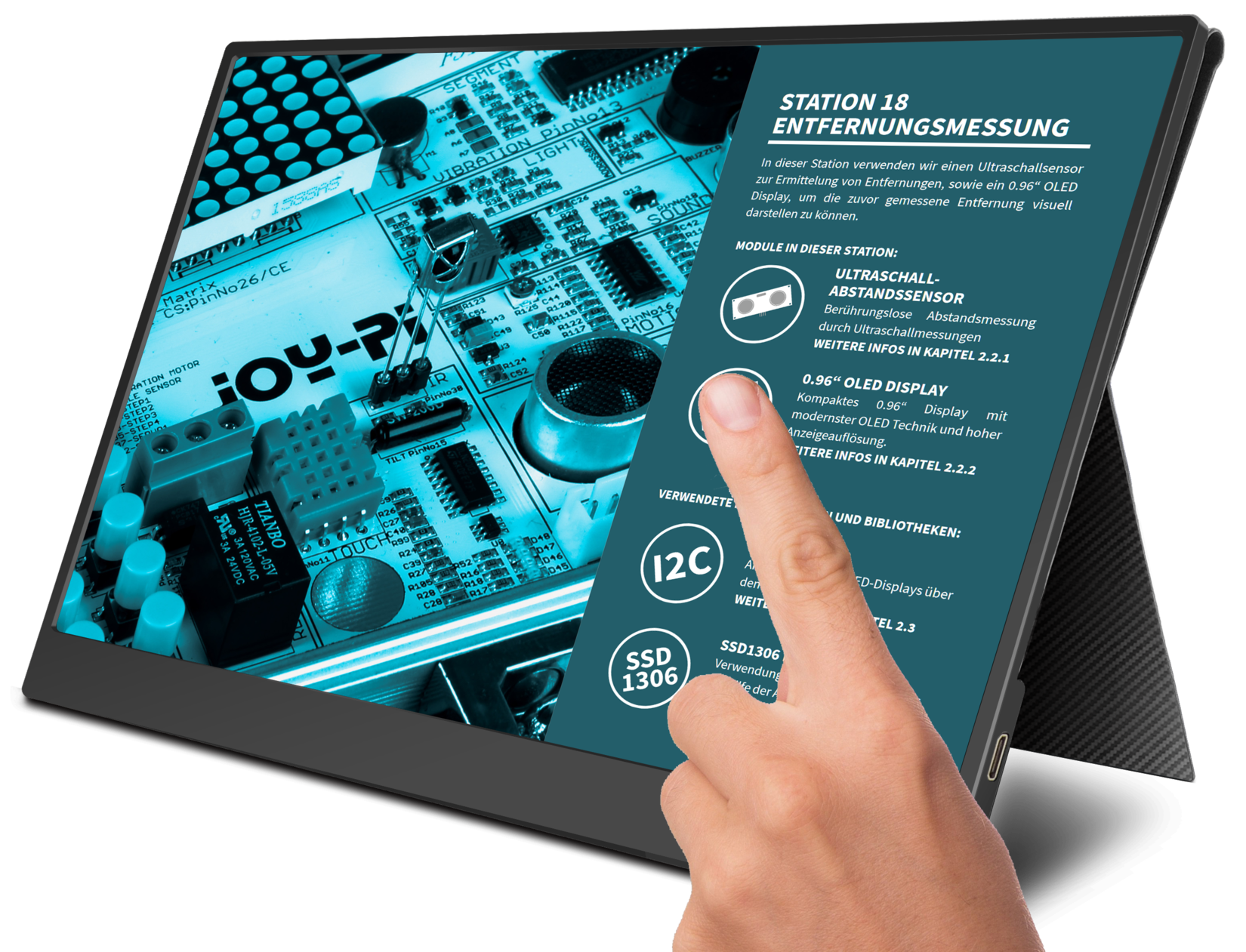 Joy-iT 15,6″ Touch-Display mit IPS | 04250236818894