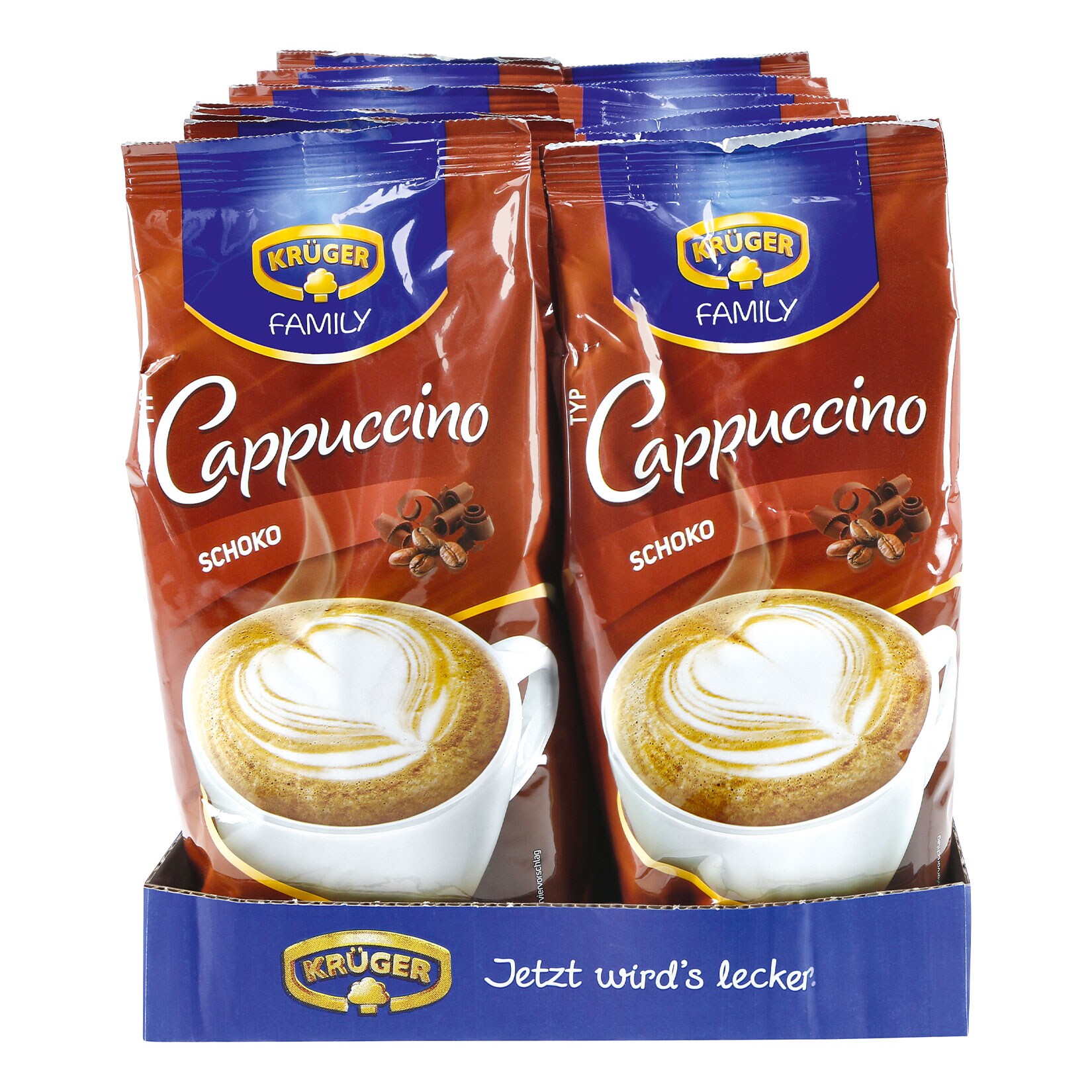 Krüger Family Cappuccino Schoko 500 g, 12er Pack | 04052700874401