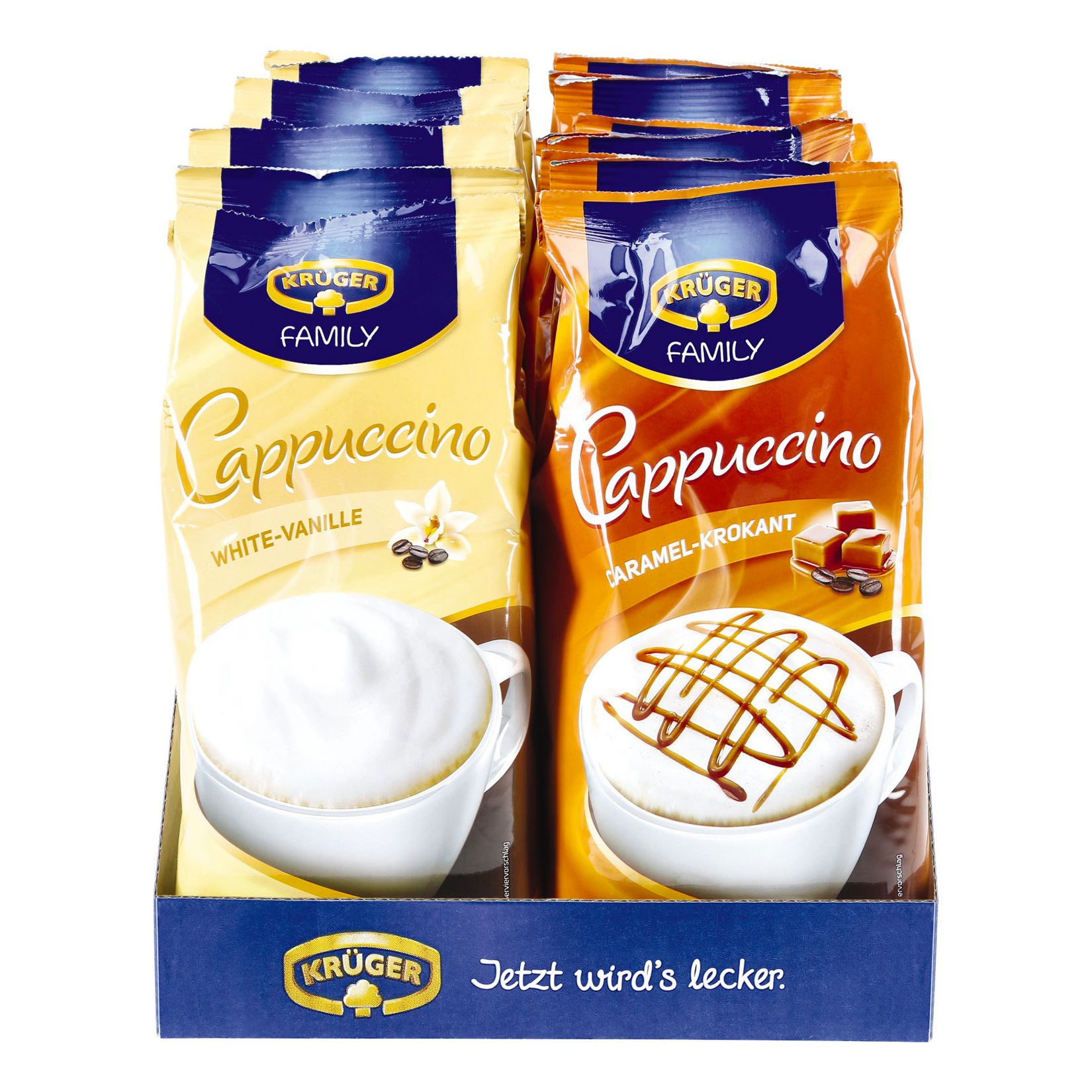Kr&uuml;ger Family Cappuccino 500g, verschiedene Sorten, 12er Pack - Bild 1