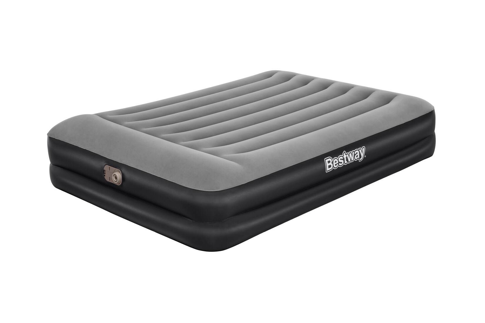 Bestway® TriTech™ Doppelluftbett mit antimikrobieller Oberfläche & integrierter Elektropumpe 203 x 152 x 46 cm | 06941607329597