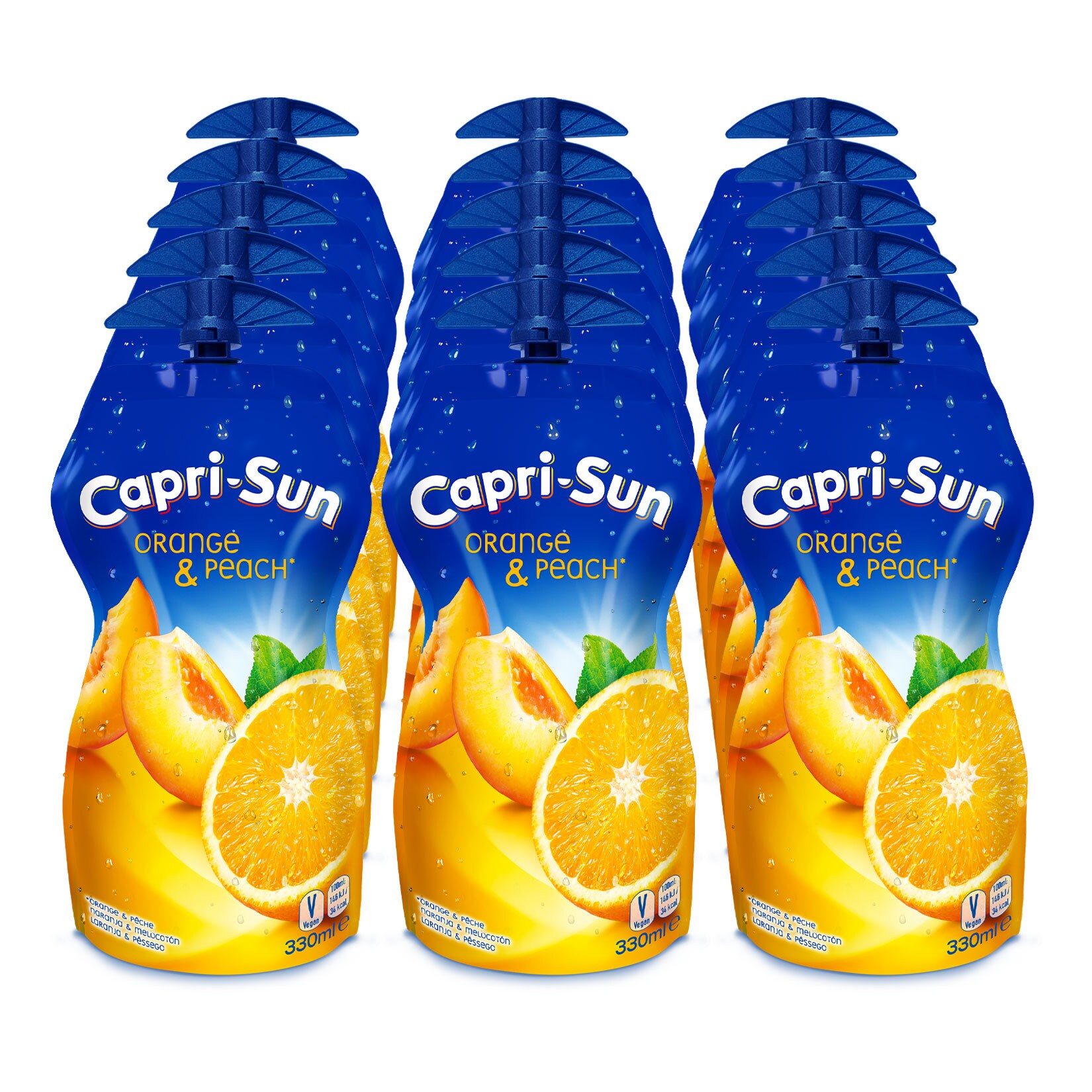 Capri Sun Orange-Peach 330 ml, 15er Pack - Bild 1
