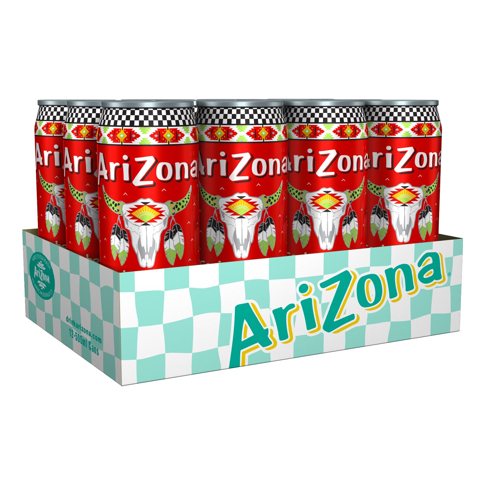 AriZona Eistee Cowboy Cocktail Watermelon 0,5 Liter Dose, 12er Pack - Bild 1