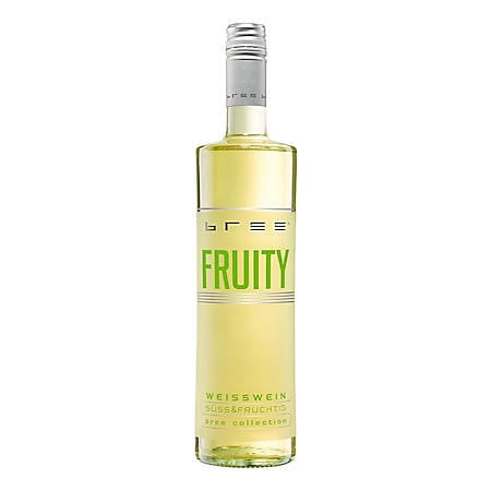 Bree Fruity Weißwein süß & fruchtig 9,0 % vol 0,75 Liter - Bild 1