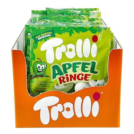 Trolli Apfelringe 150 g, 21er Pack - Bild 1