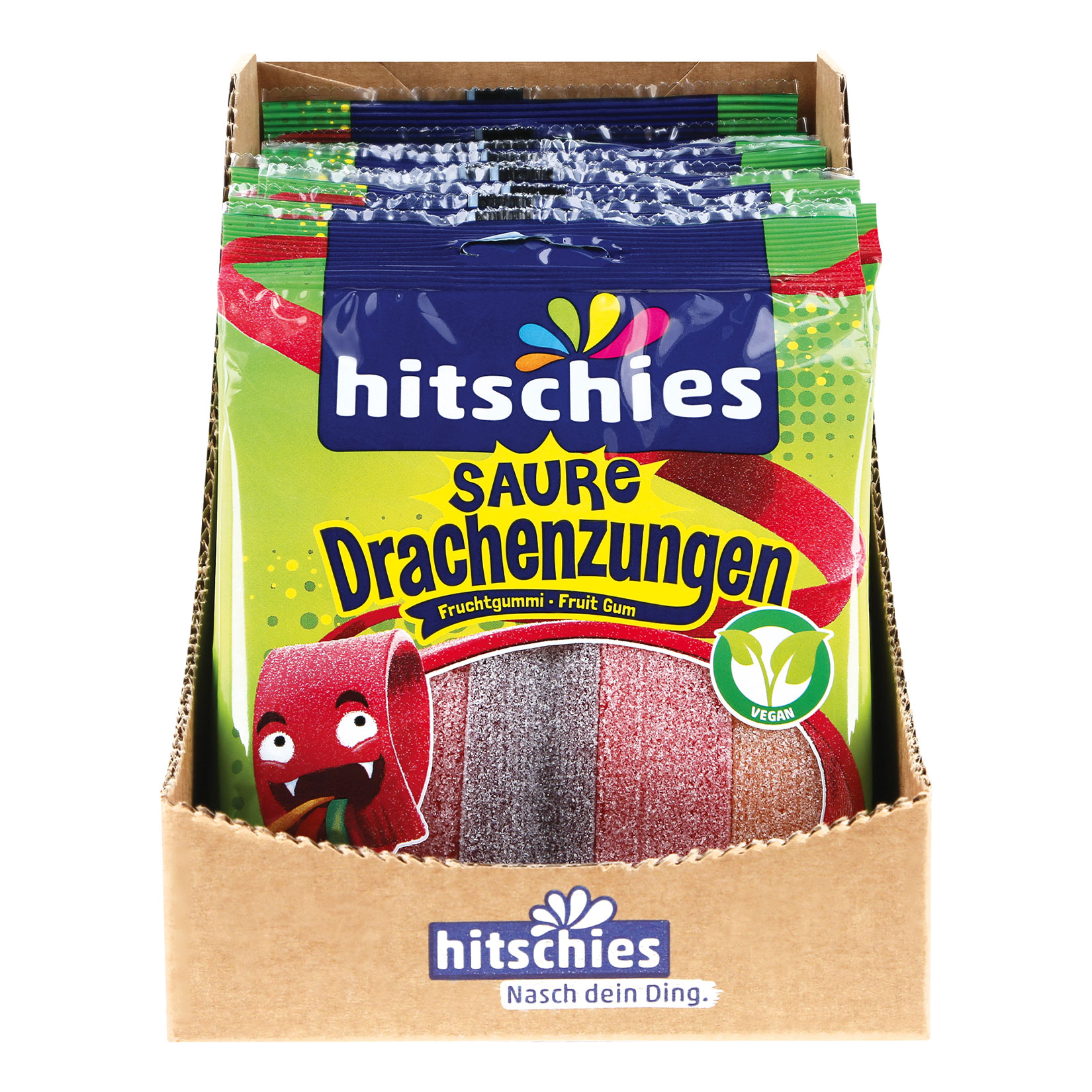 hitschies Saure Drachenzungen 125 g, 20er Pack - Bild 1