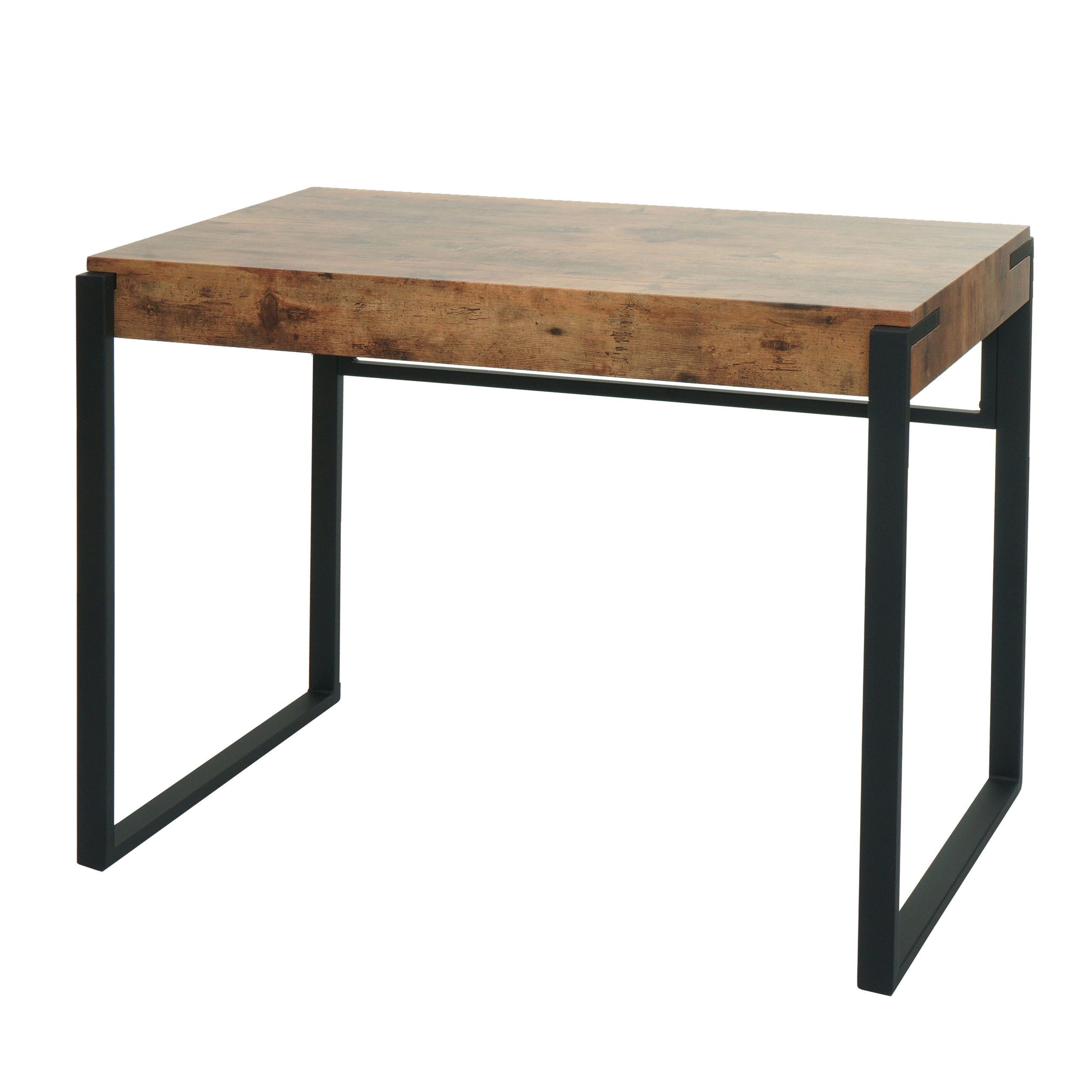 Konsolentisch MCW-L53, Telefontisch Arbeitstisch Beistelltisch Ablagetisch, Metall 80x100x54cm ~ dunkle Wildeiche - Bild 1