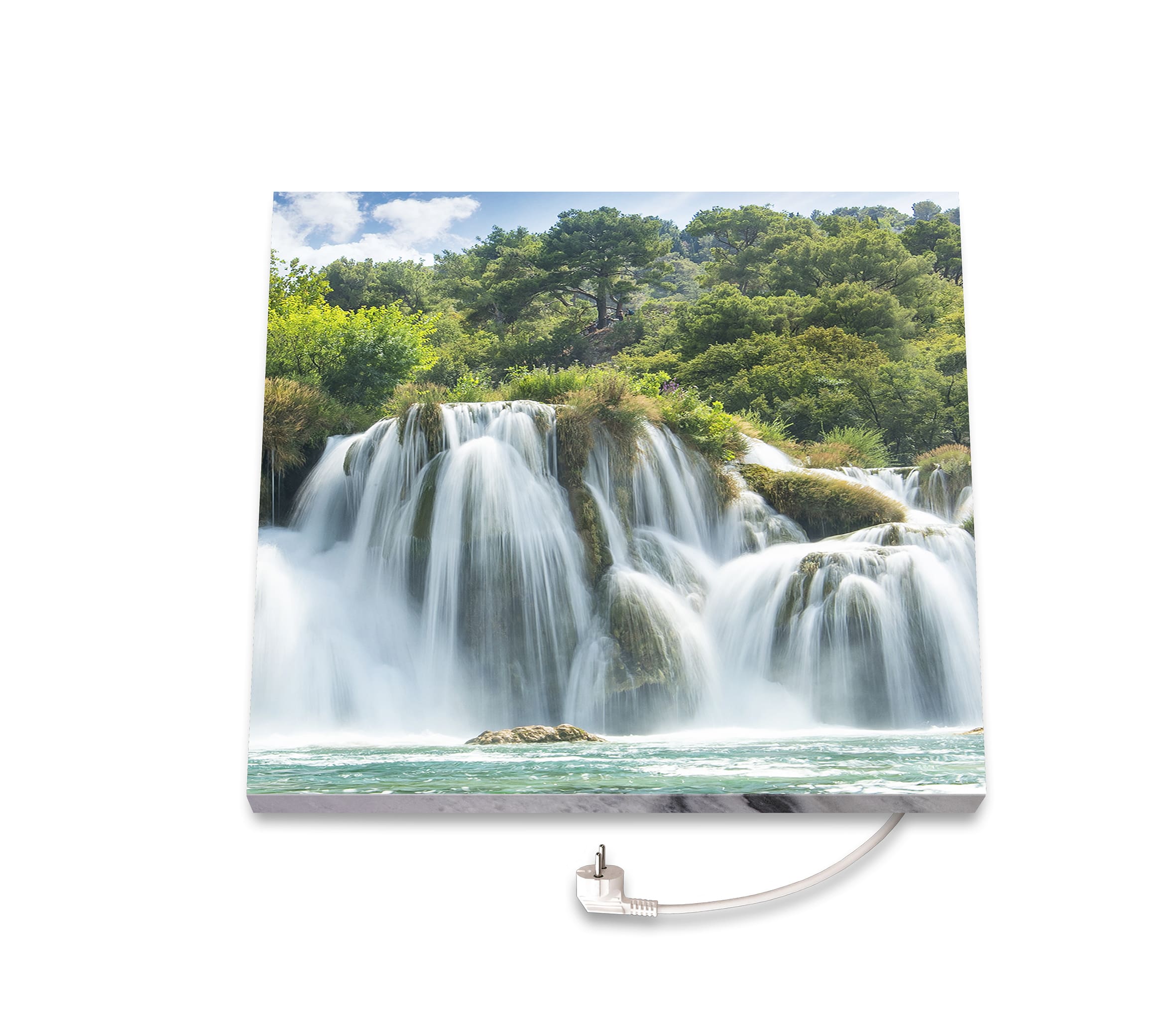 Marmony 500W Infrarot-Heizung Motiv "Wasserfall" - Bild 1