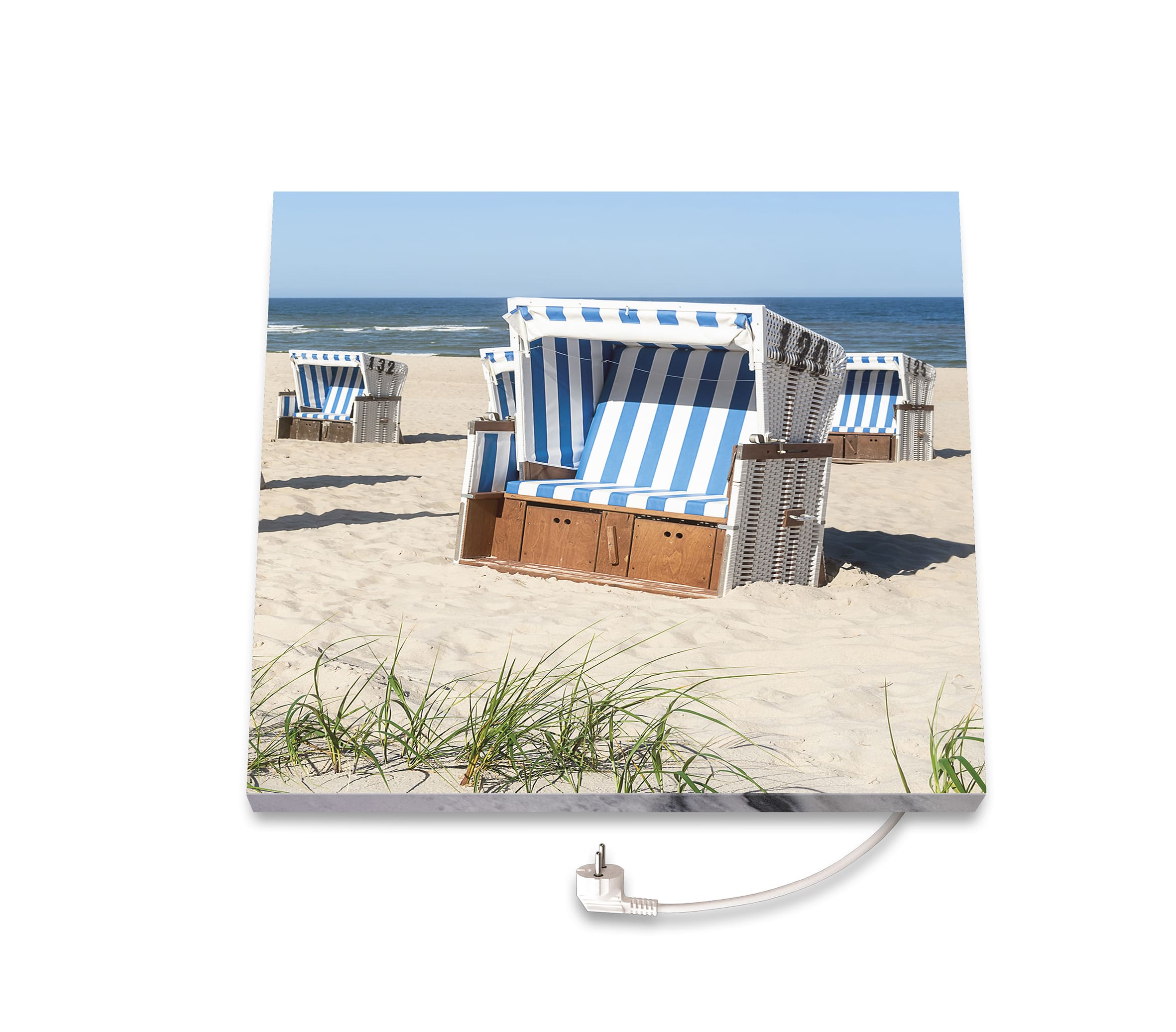 Marmony 500W Infrarot-Heizung Motiv "Strandkorb" - Bild 1