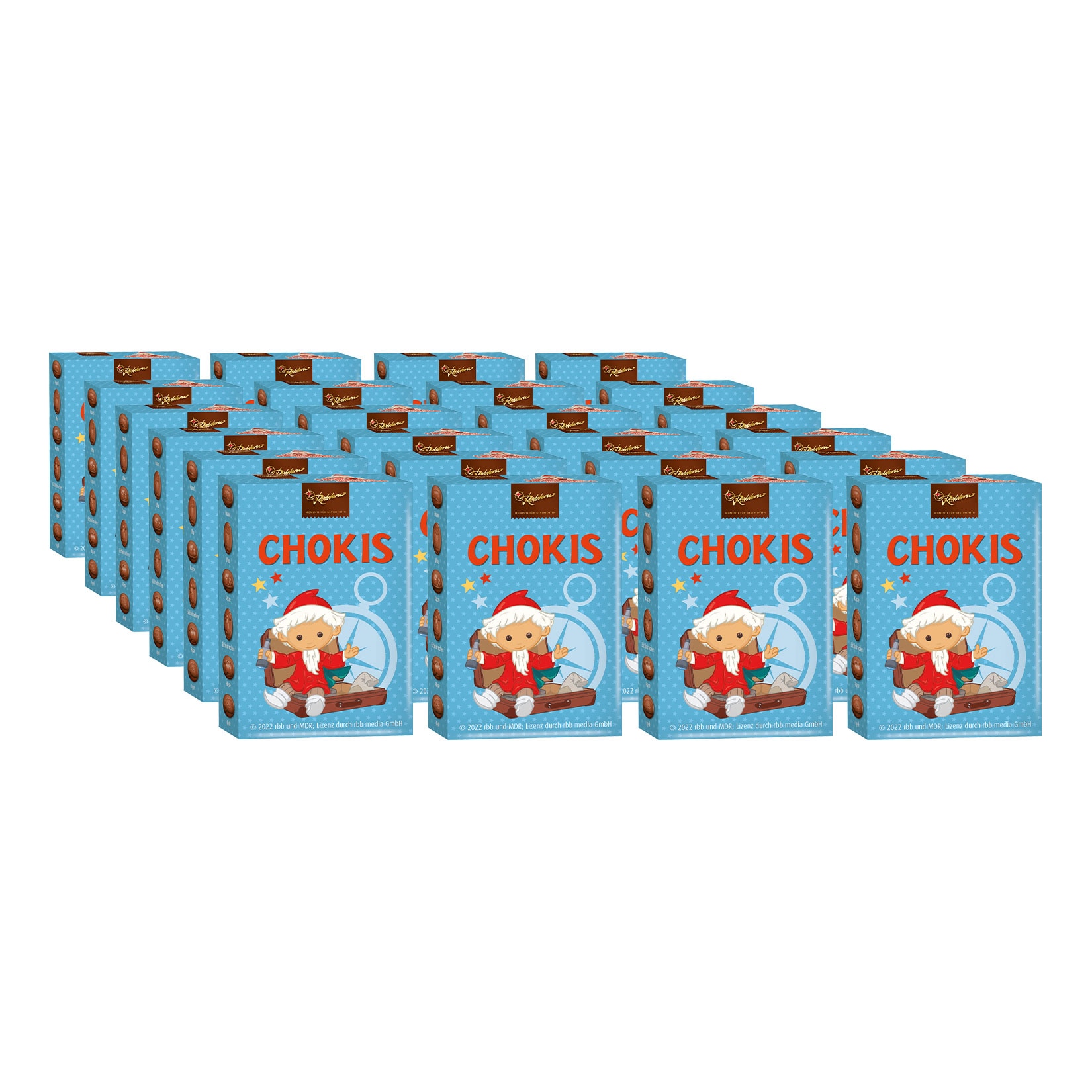 Rotstern Chokis Schokodrops 50 g, 24er Pack - Bild 1