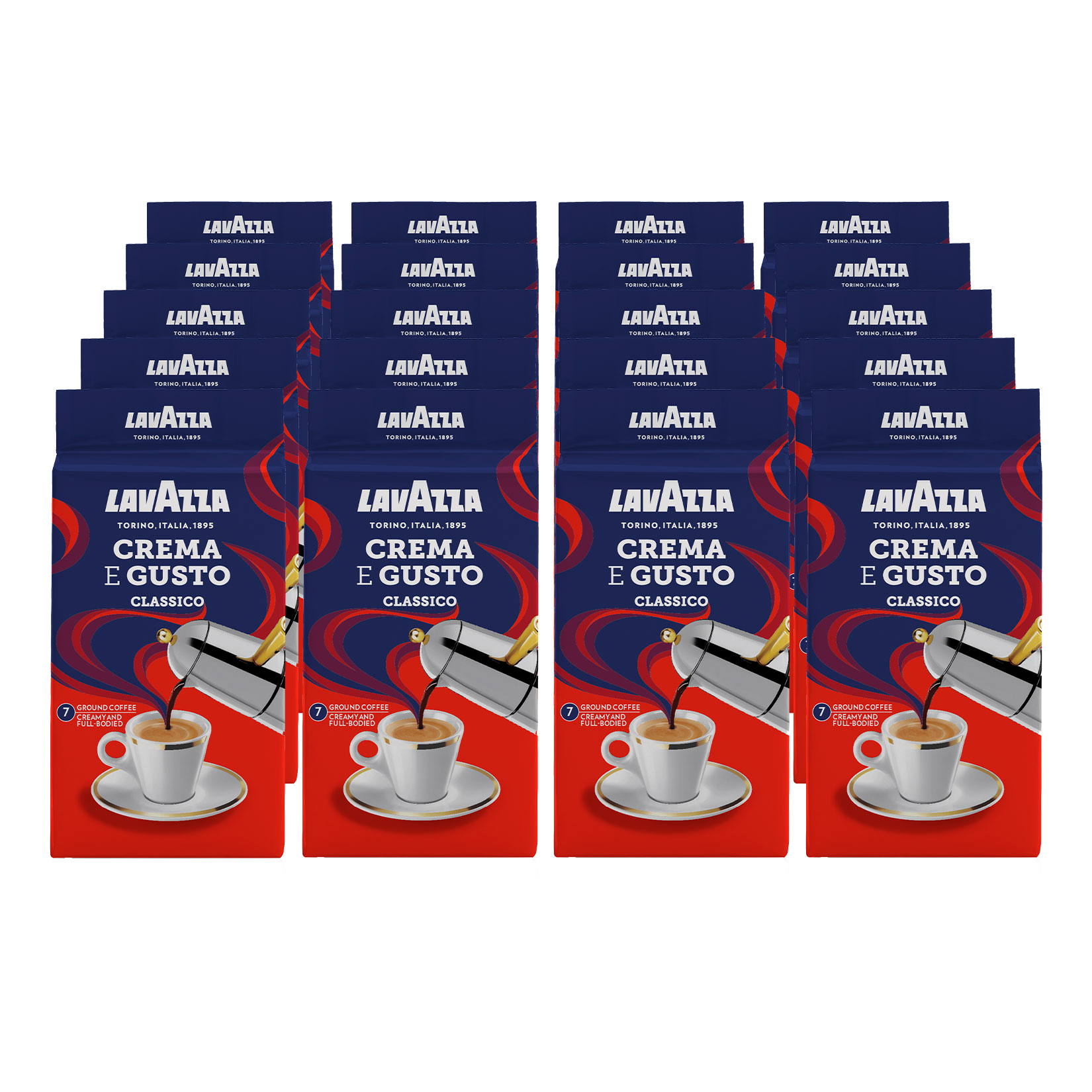 Lavazza Crema e Gusto Classico 250 g, 20er Pack - Bild 1
