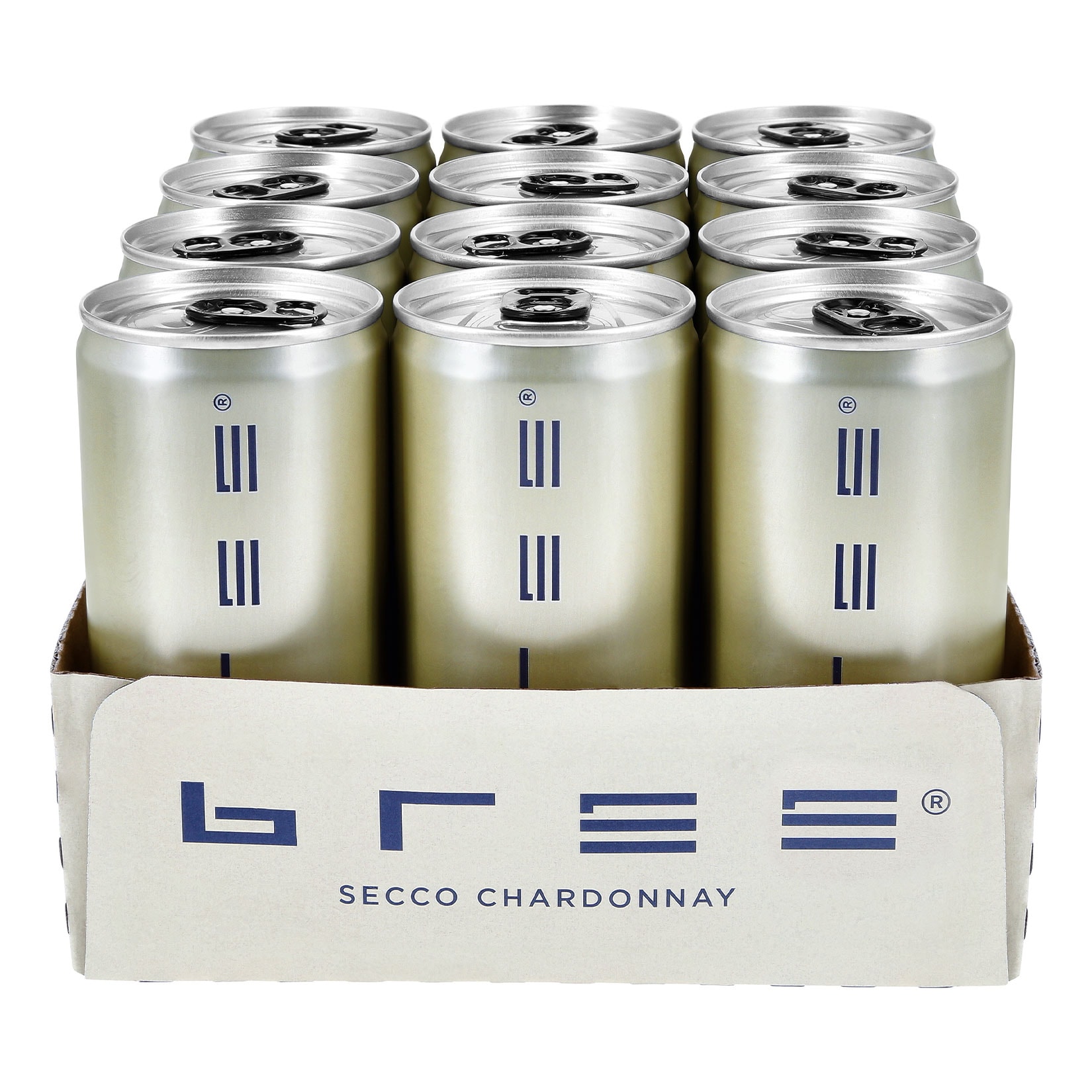 Bree Secco Chardonnay Wei&szlig; trocken 11,0 % vol 0,20 Liter Dose, 12er Pack - Bild 1