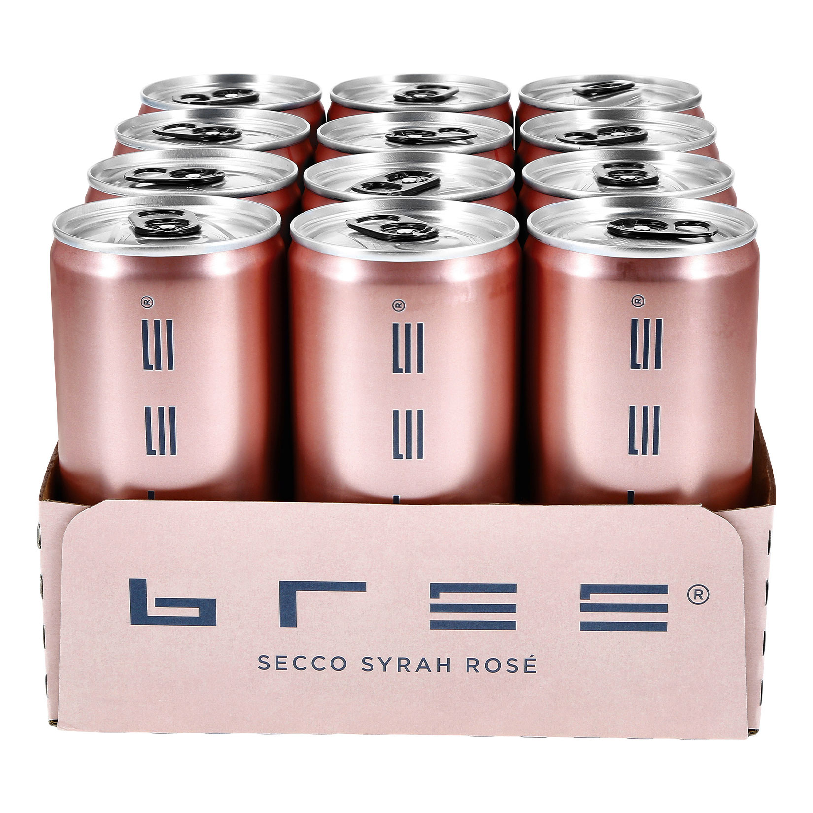 Bree Secco Syrah Ros&eacute; trocken 11,0 % vol 0,20 Liter Dose, 12er Pack - Bild 1