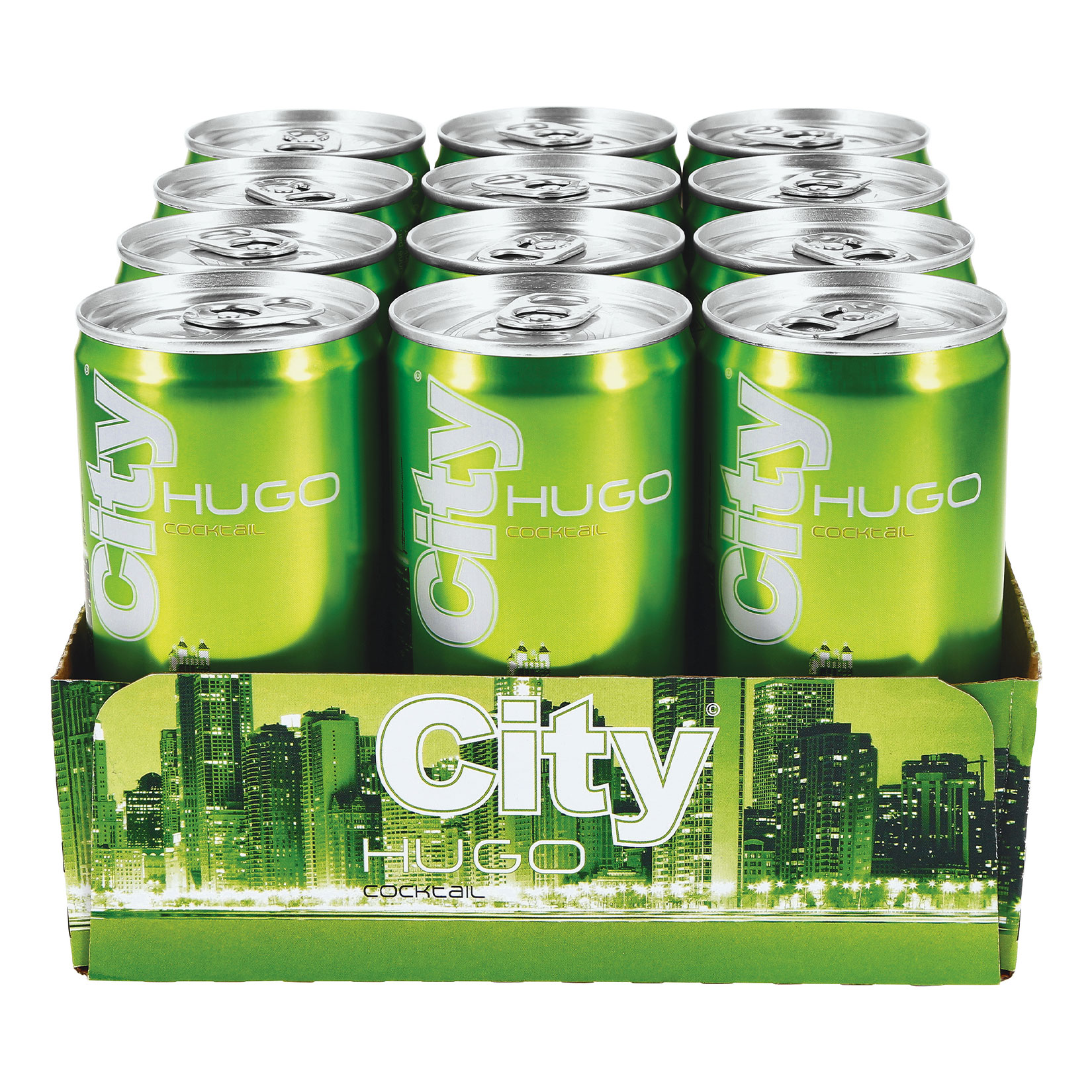 City Hugo 6,9 % vol 0,20 Liter Dose, 12er Pack - Bild 1