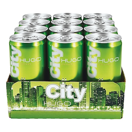 City Hugo 6,9 % vol 0,20 Liter Dose, 12er Pack - Bild 1