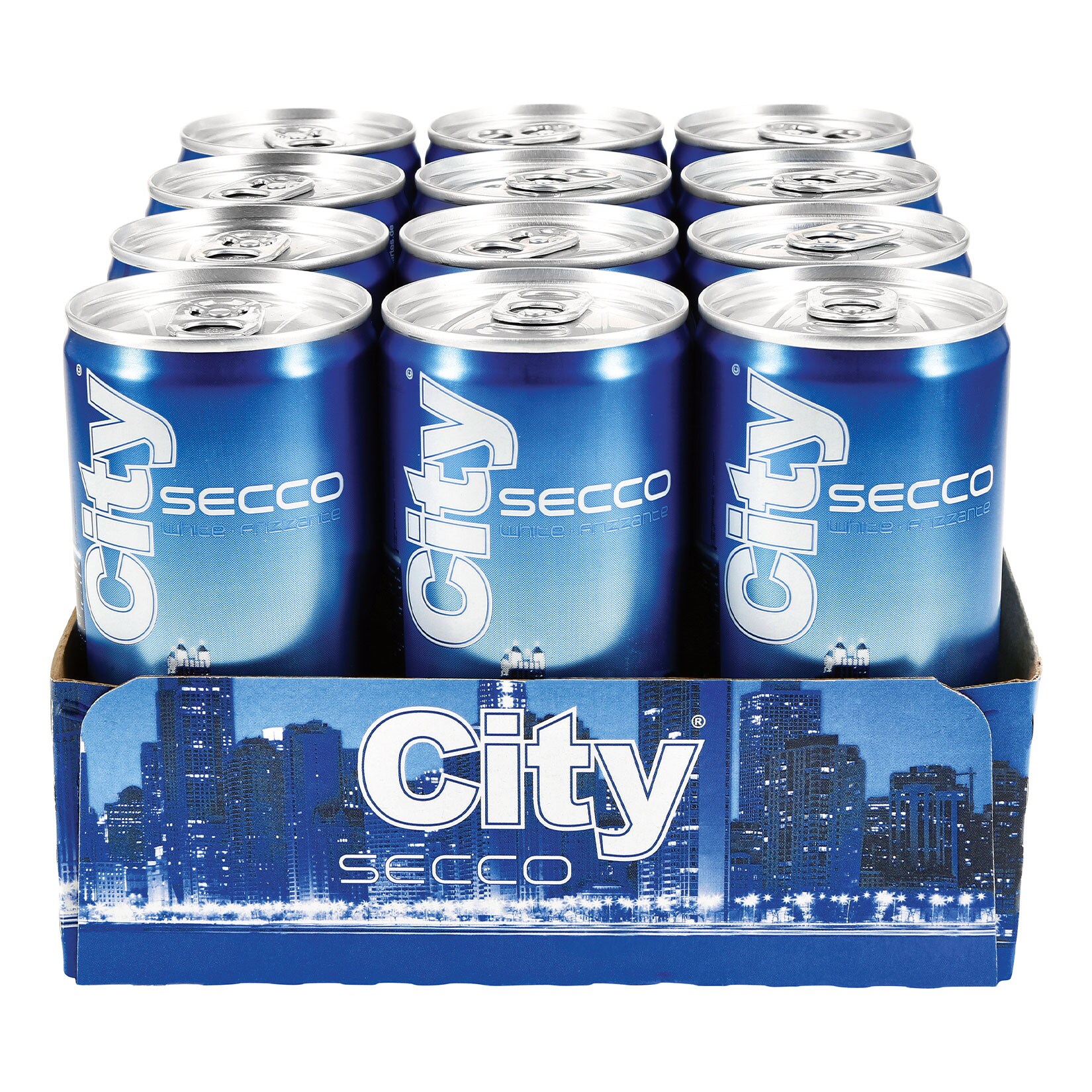 City Secco Wei&szlig; 10,0 % vol 0,20 Liter, 12er Pack - Bild 1